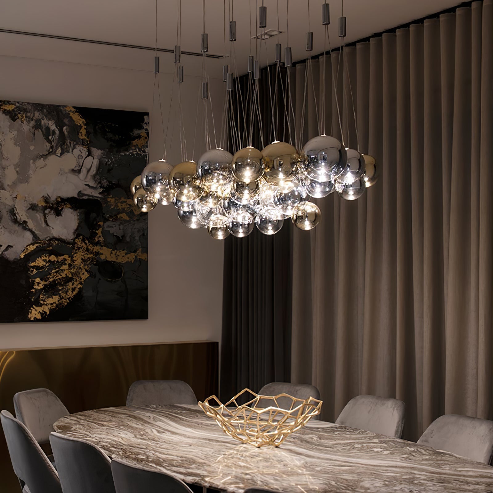 Thalirce Luxus-Pendelleuchte aus Glas-Letslighting