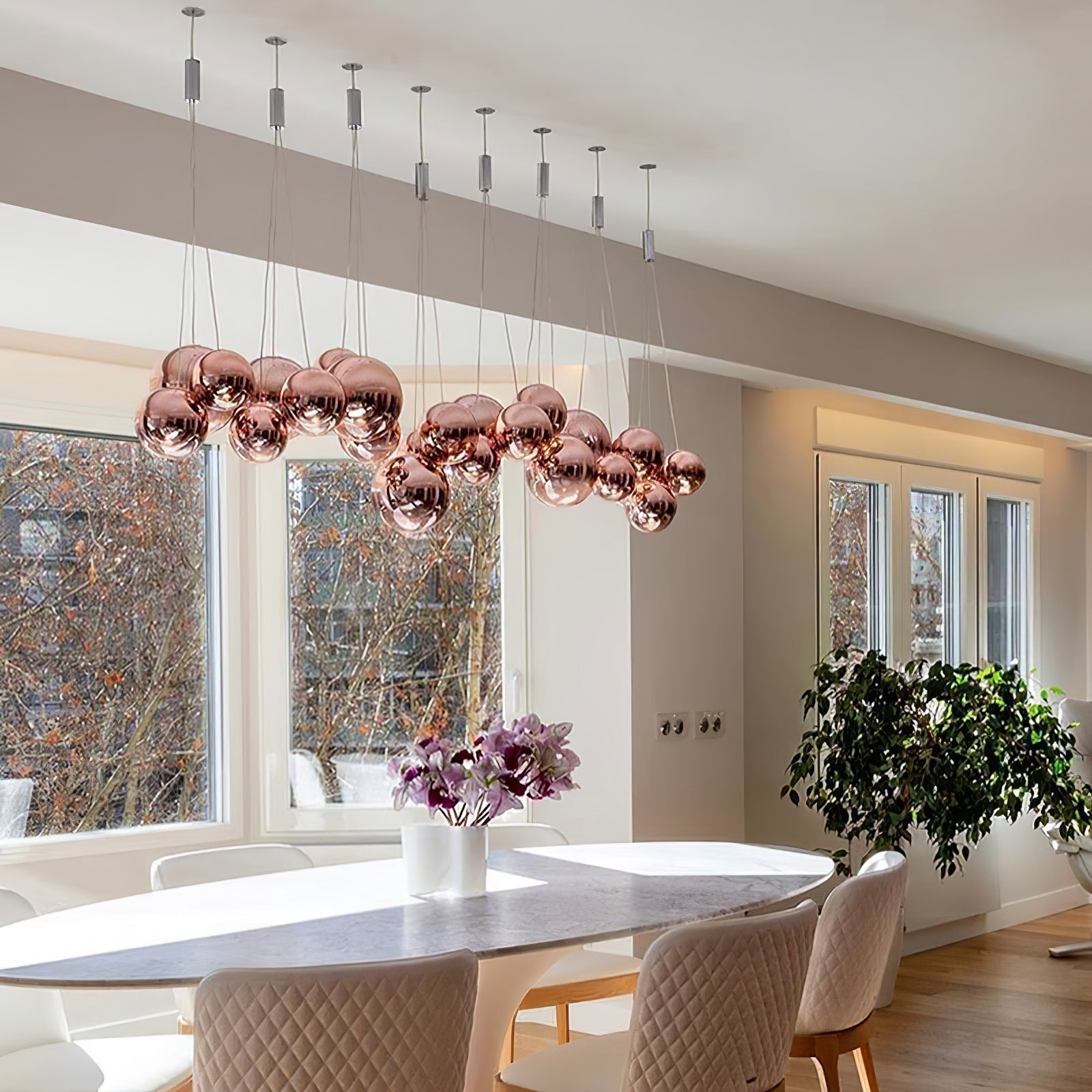 Thalirce Luxus-Pendelleuchte aus Glas-Letslighting