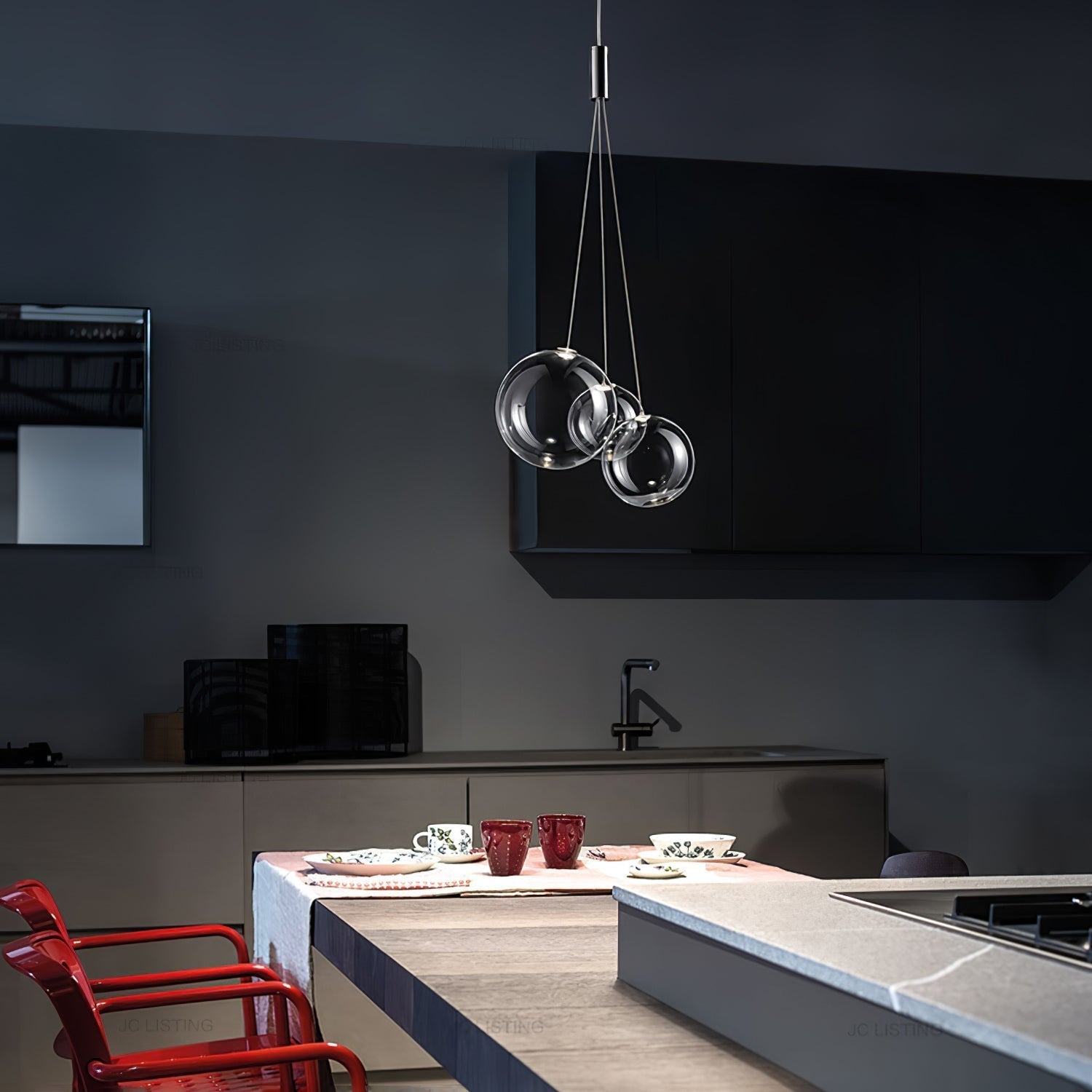 Thalirce Luxus-Pendelleuchte aus Glas-Letslighting