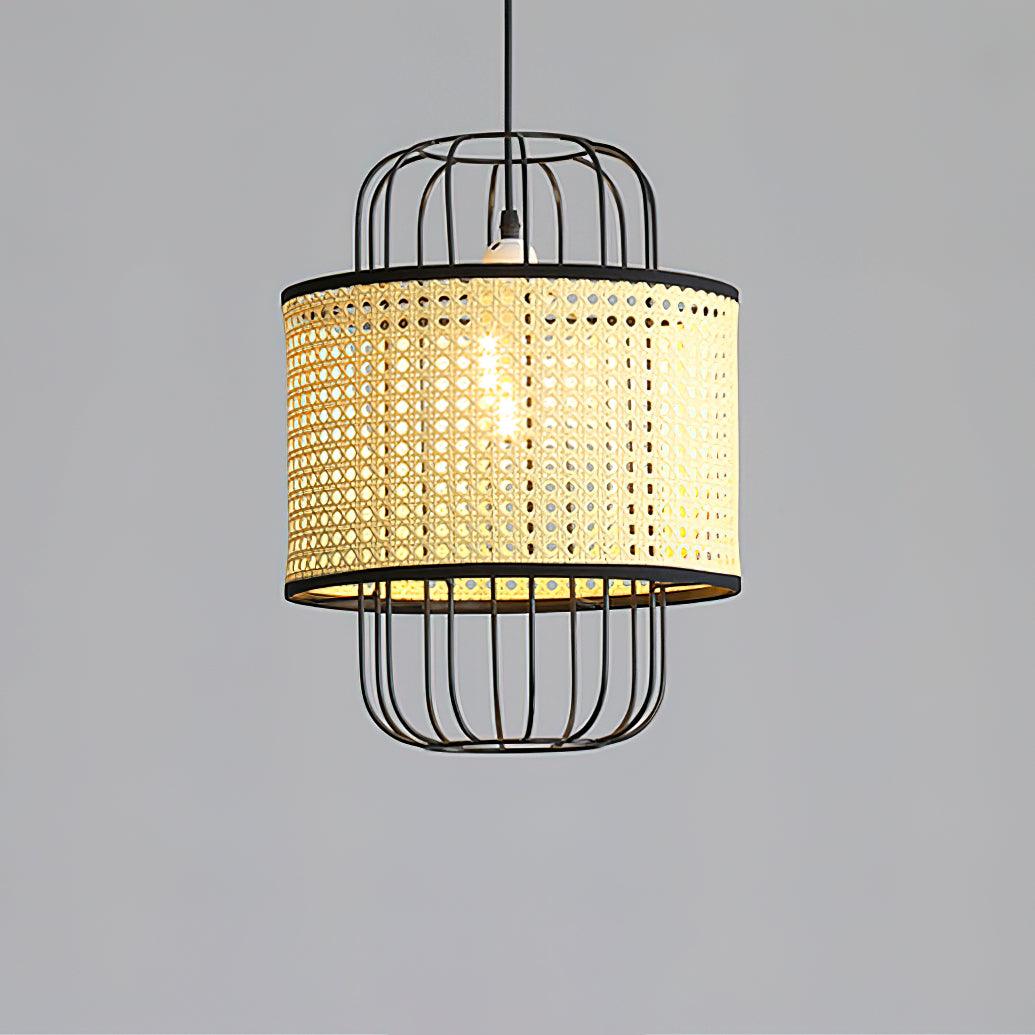Evtheyra Premium Kunst Rattan Pendelleuchte-Letslighting