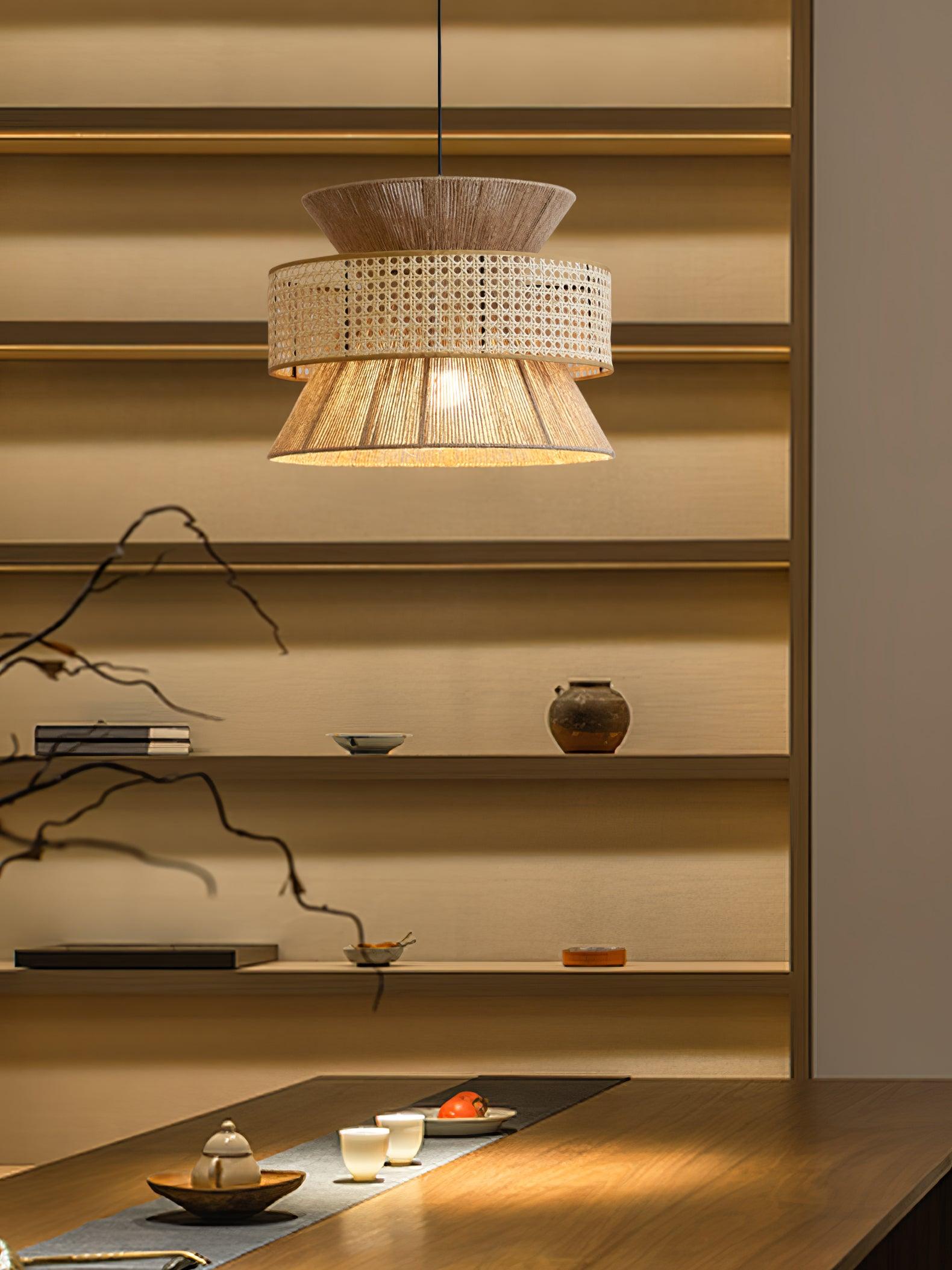 Aria Bohemian Bambus Pendelleuchte-Letslighting