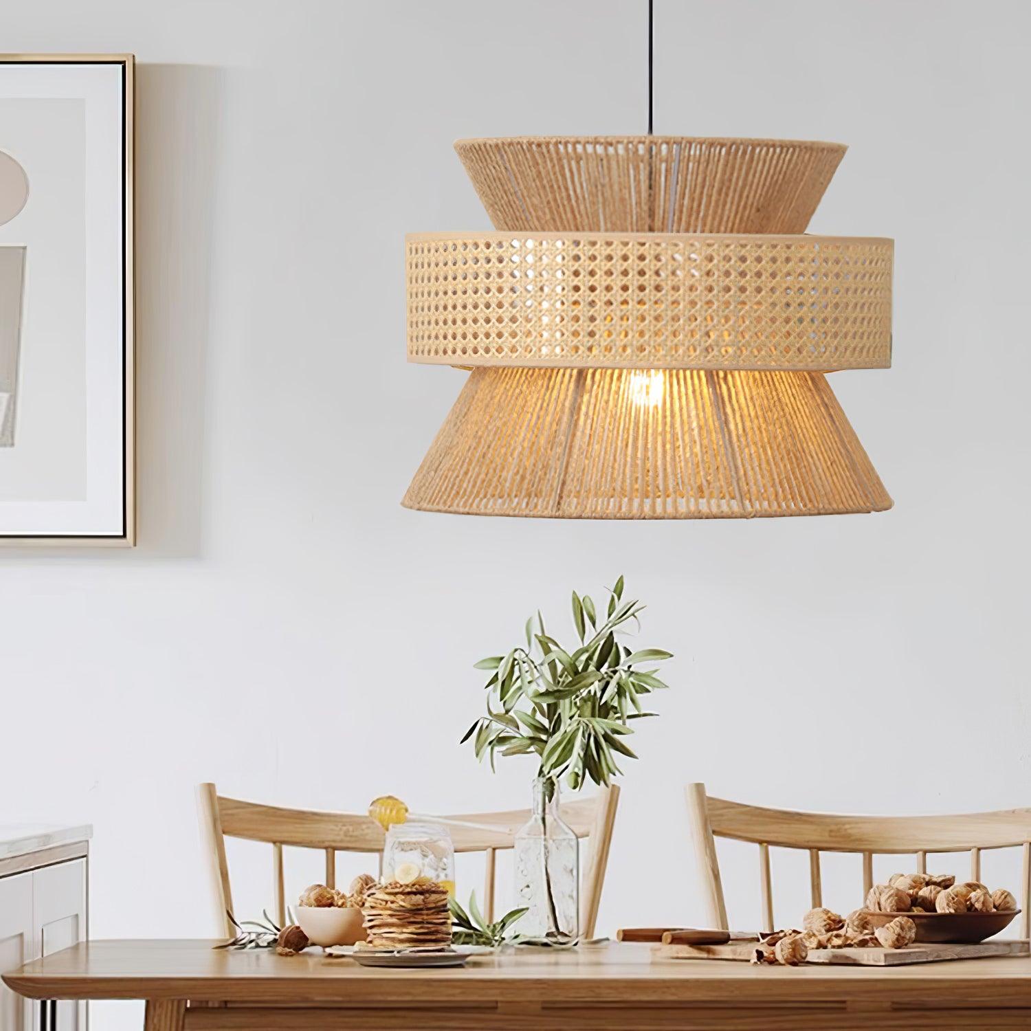 Aria Bohemian Bambus Pendelleuchte-Letslighting