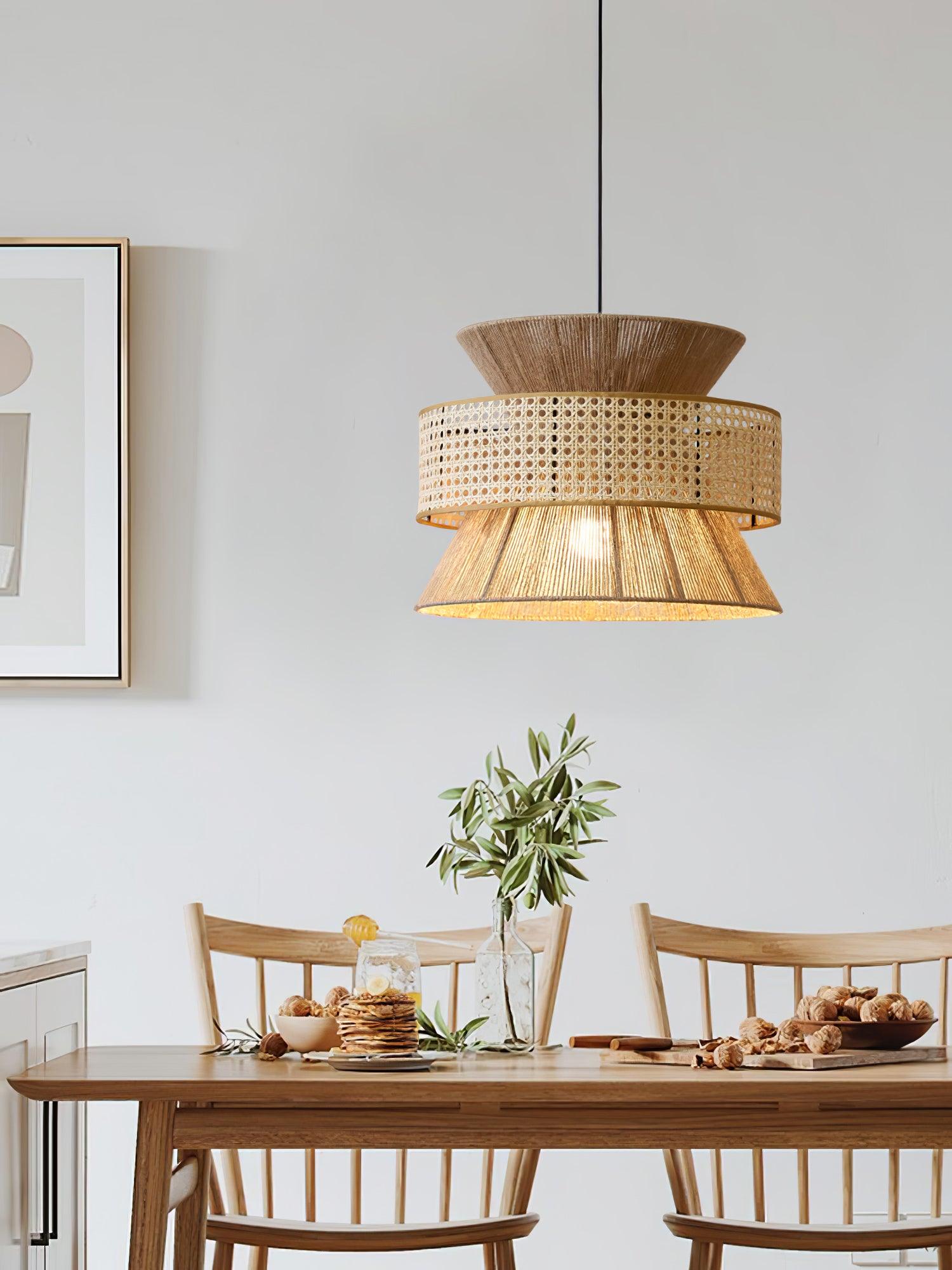 Aria Bohemian Bambus Pendelleuchte-Letslighting