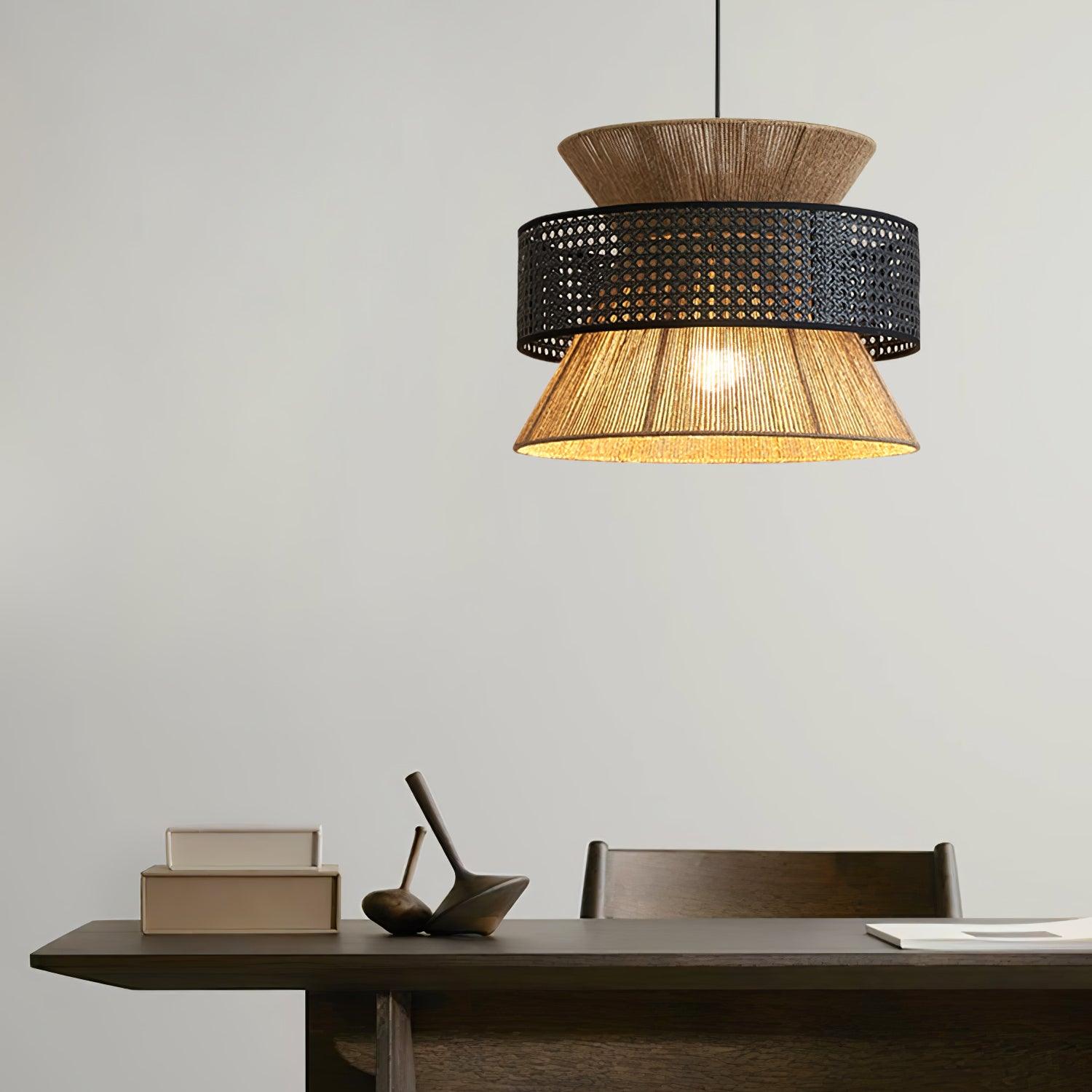 Aria Bohemian Bambus Pendelleuchte-Letslighting