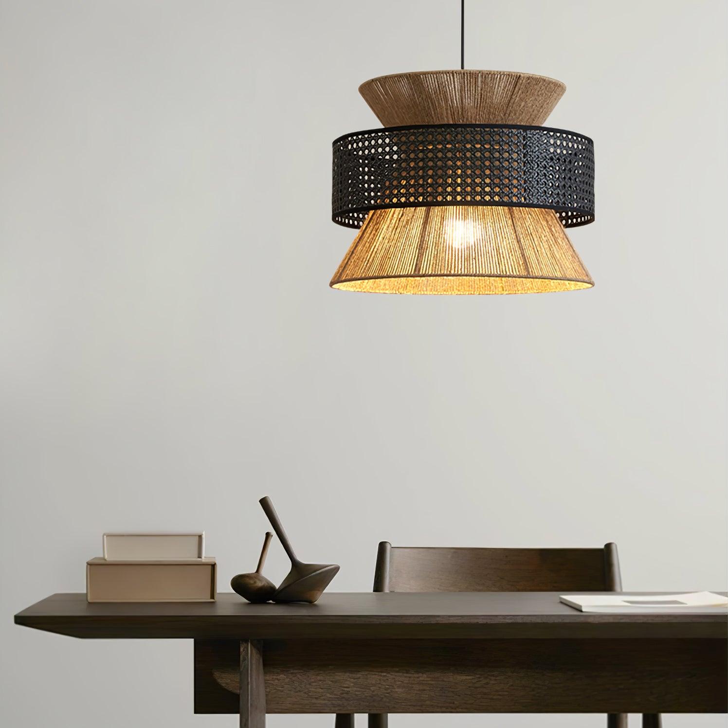 Aria Bohemian Bambus Pendelleuchte-Letslighting