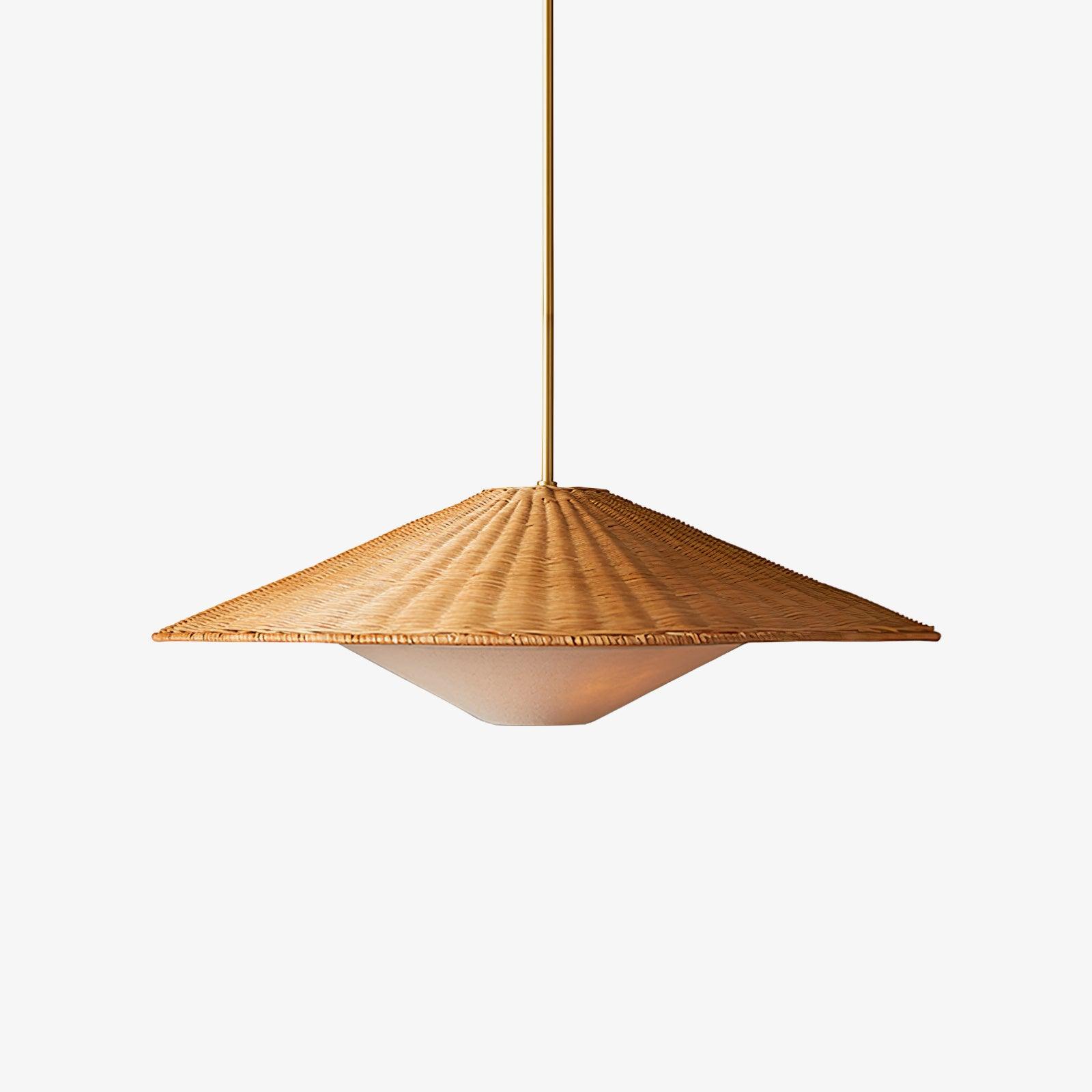Elysiave Minimalistische Pendelleuchte aus Rattan-Letslighting