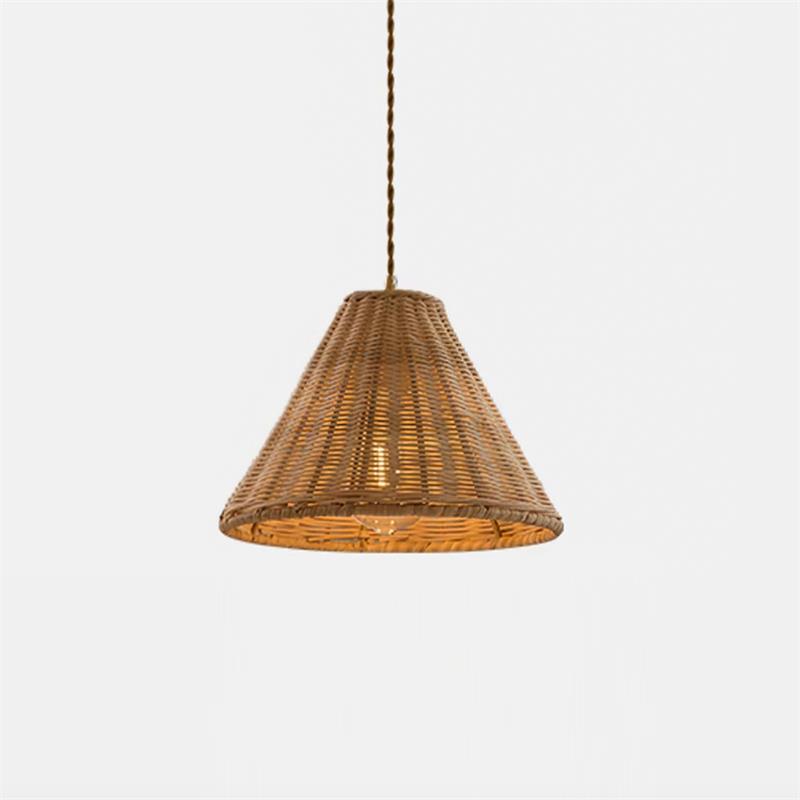 Piper Natürliche Minimalistische Rattan-Pendelleuchte-Letslighting