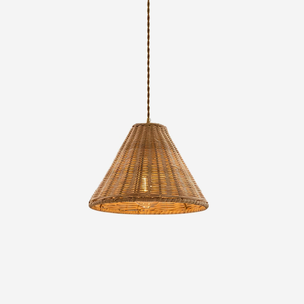 Piper Natürliche Minimalistische Rattan-Pendelleuchte-Letslighting