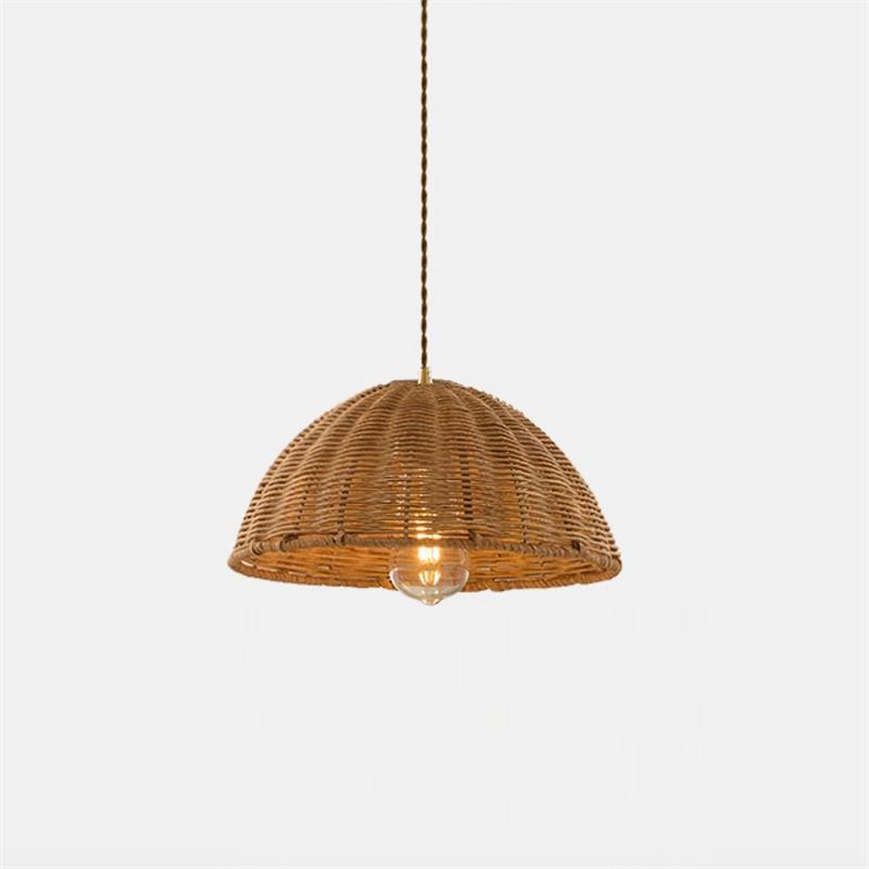 Piper Natürliche Minimalistische Rattan-Pendelleuchte-Letslighting