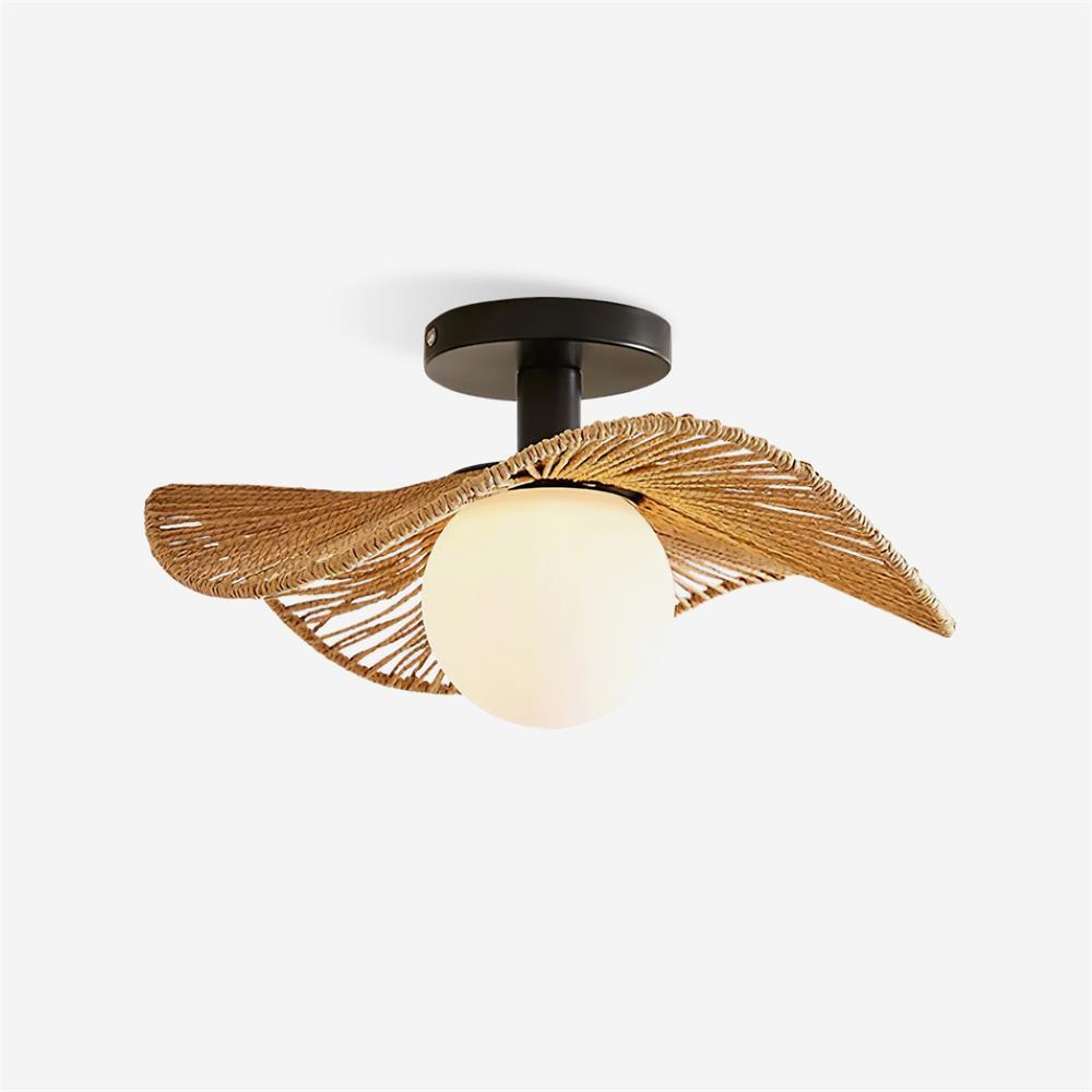 Fynora Gewebt Halb Einbau Decke Licht-Letslighting
