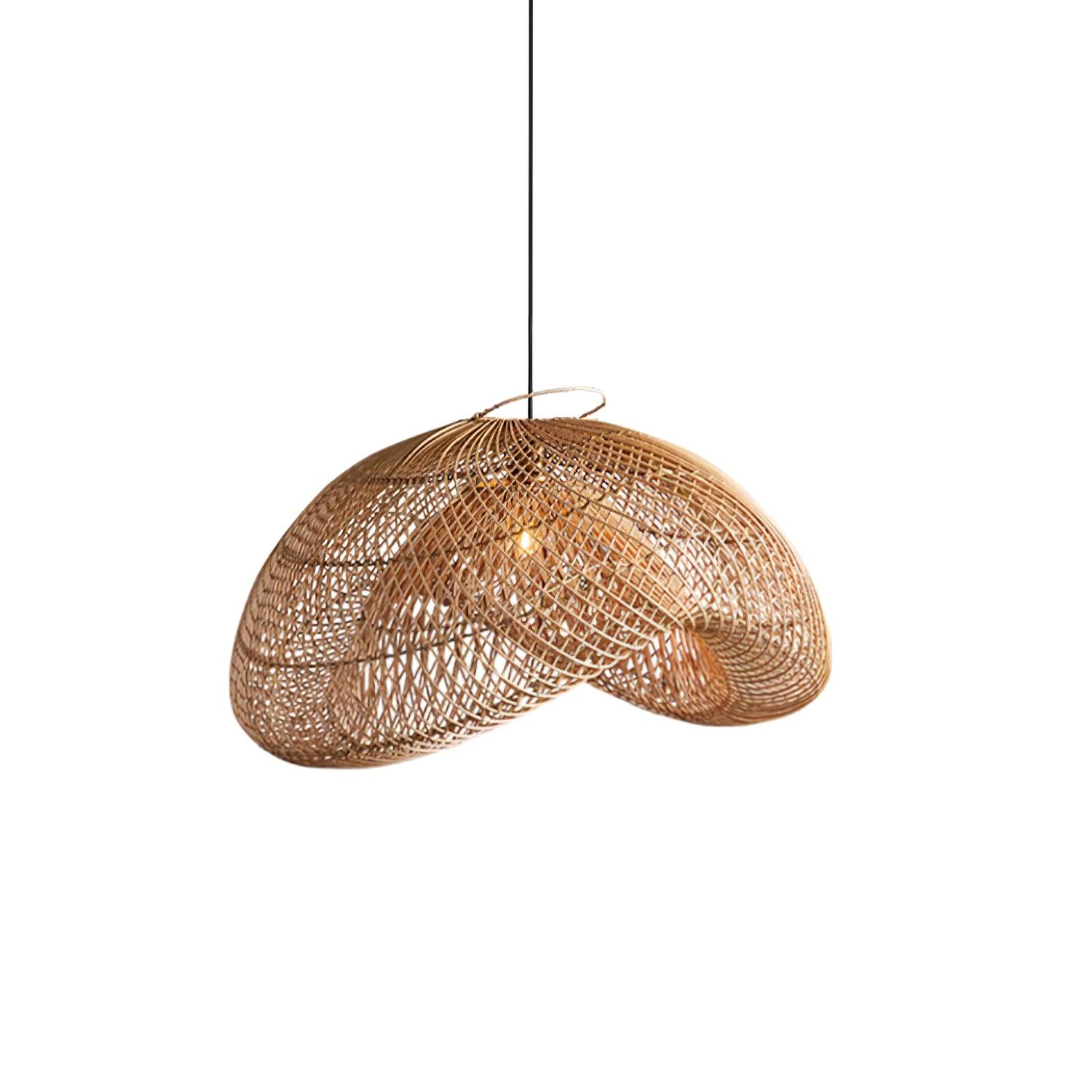 Averon Vintage Rattan Pendelleuchte-Letslighting