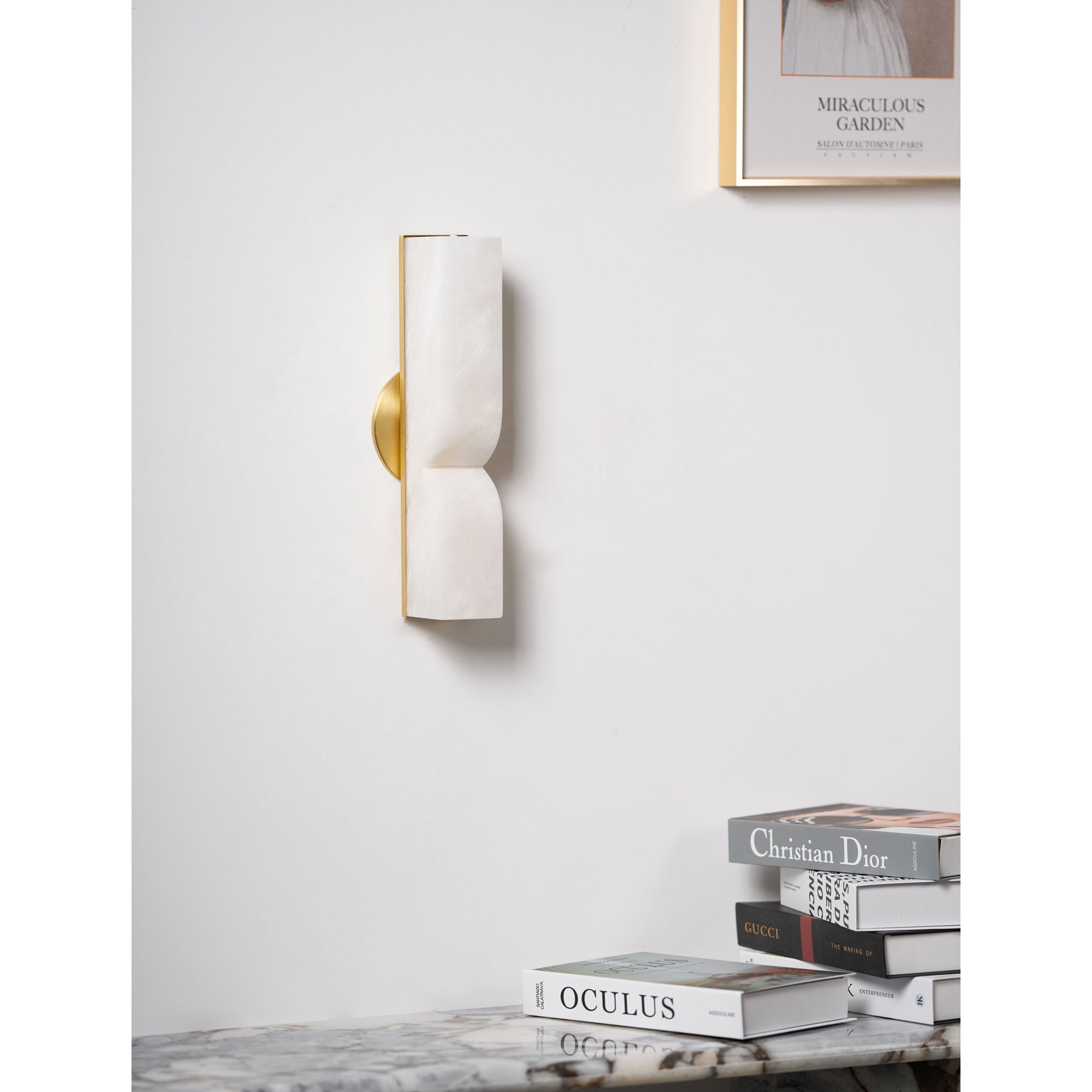 Lyvenisra Modern Minimalist Rectangular Alabaster Wall Lamp - Letslighting