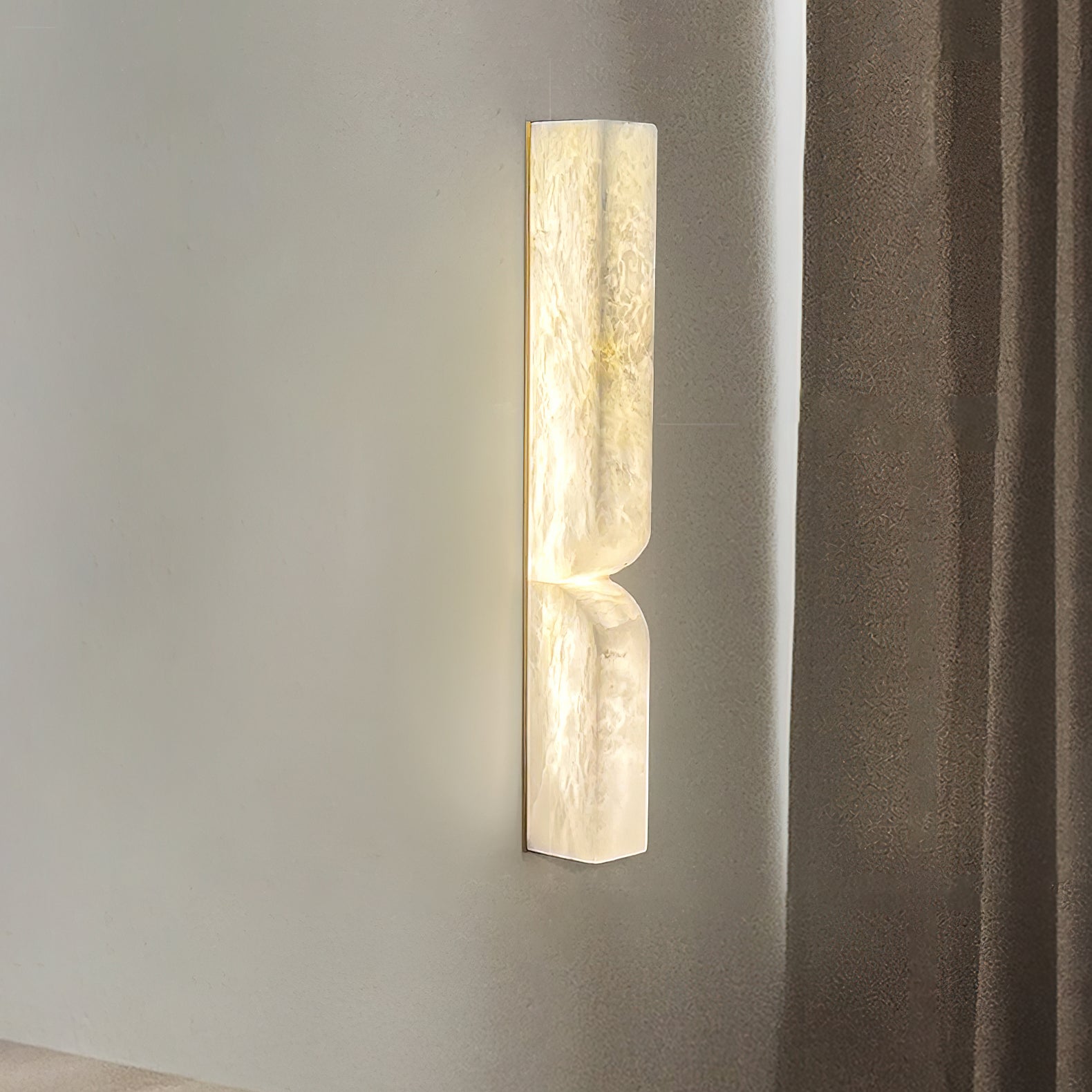 Lyvenisra Modern Minimalist Rectangular Alabaster Wall Lamp - Letslighting