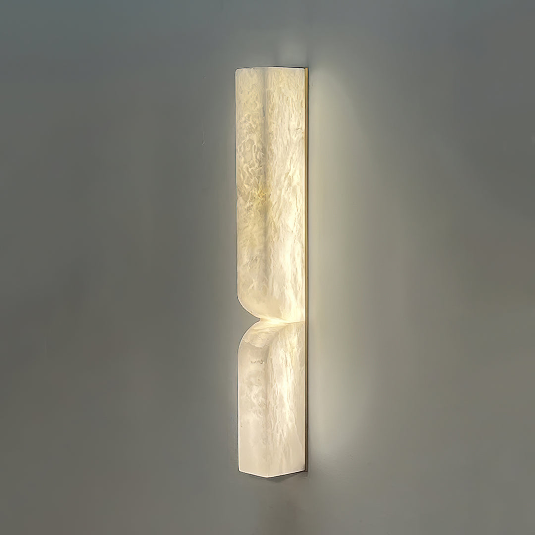 Lyvenisra Modern Minimalist Rectangular Alabaster Wall Lamp - Letslighting