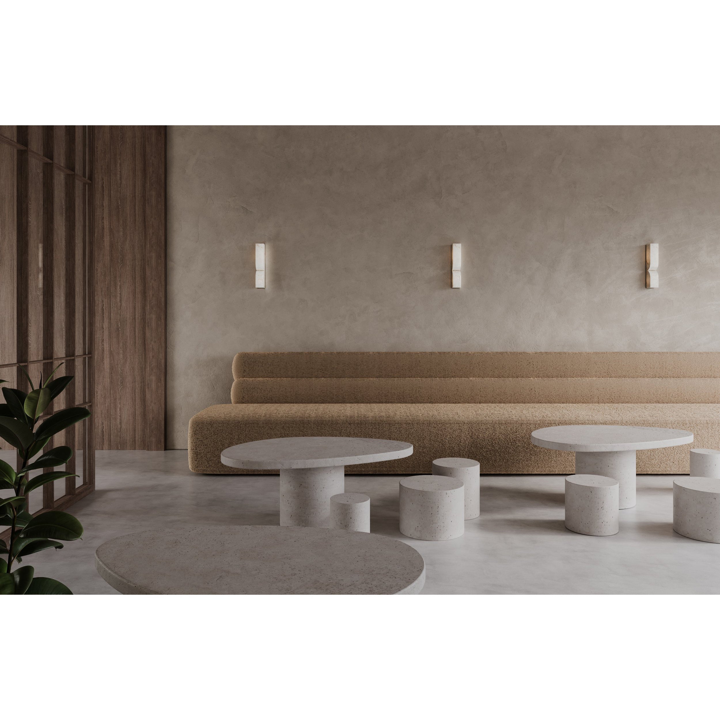 Lyvenisra Modern Minimalist Rectangular Alabaster Wall Lamp - Letslighting