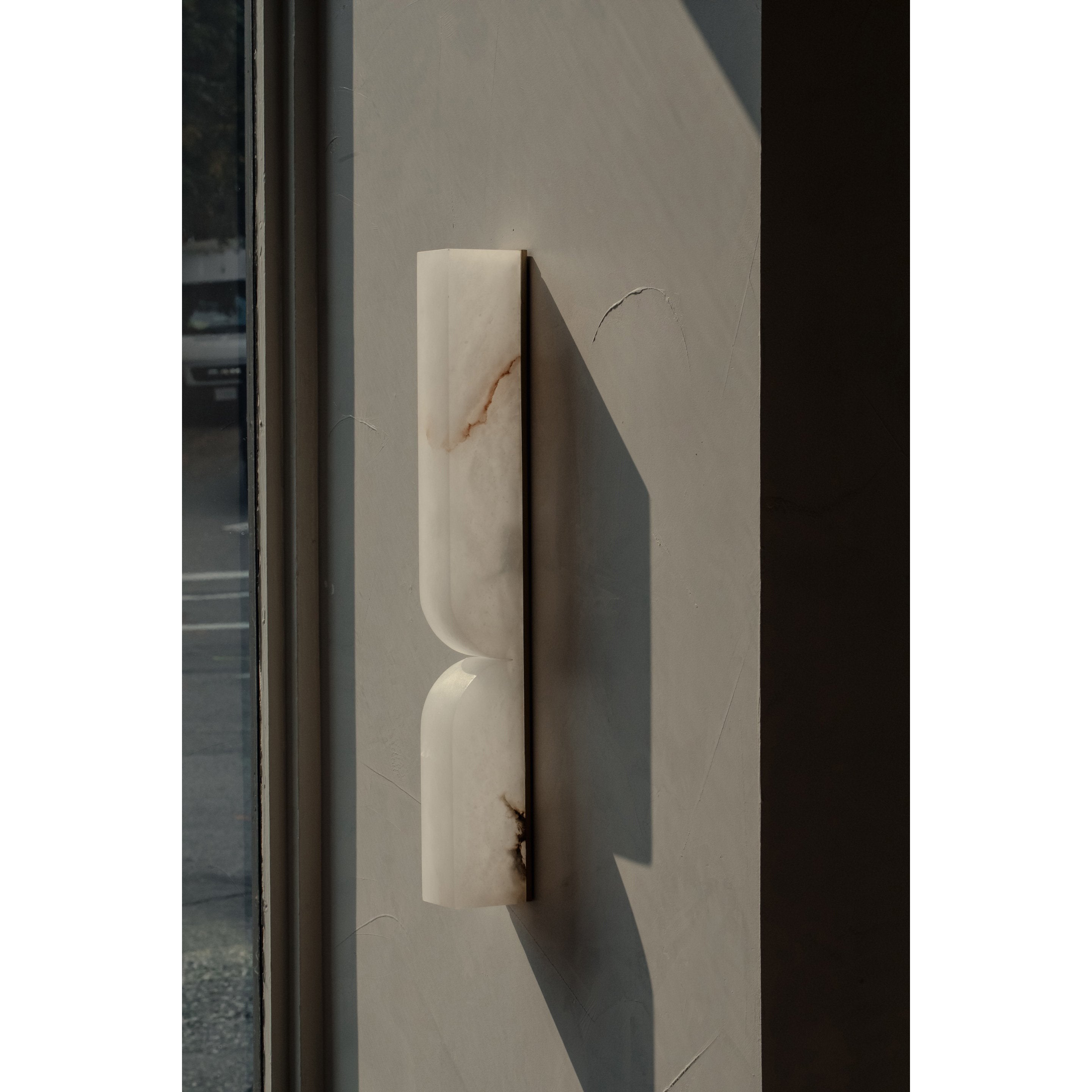 Lyvenisra Modern Minimalist Rectangular Alabaster Wall Lamp - Letslighting