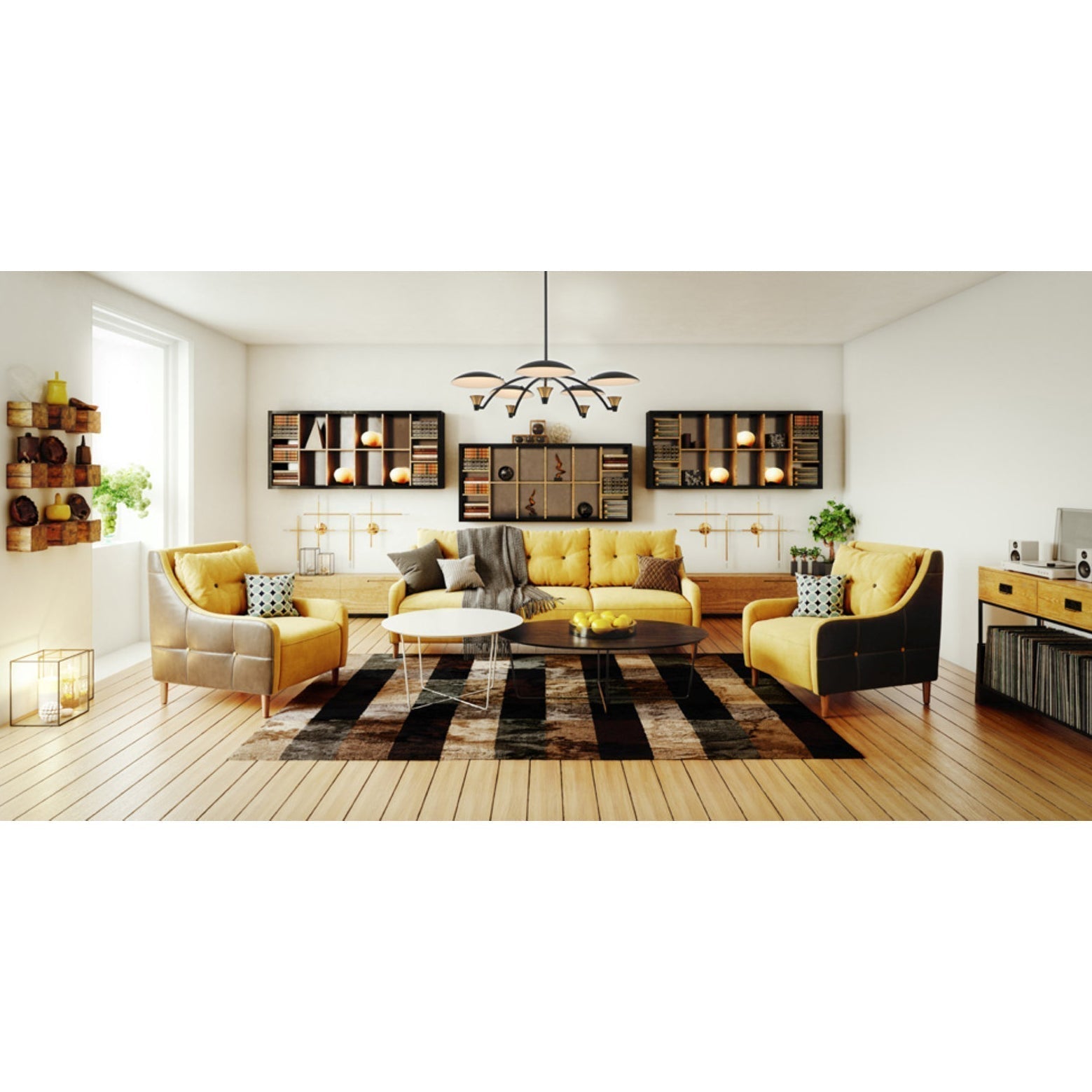 Cumiror Messing Modular Gruppen Deckenleuchte-Letslighting