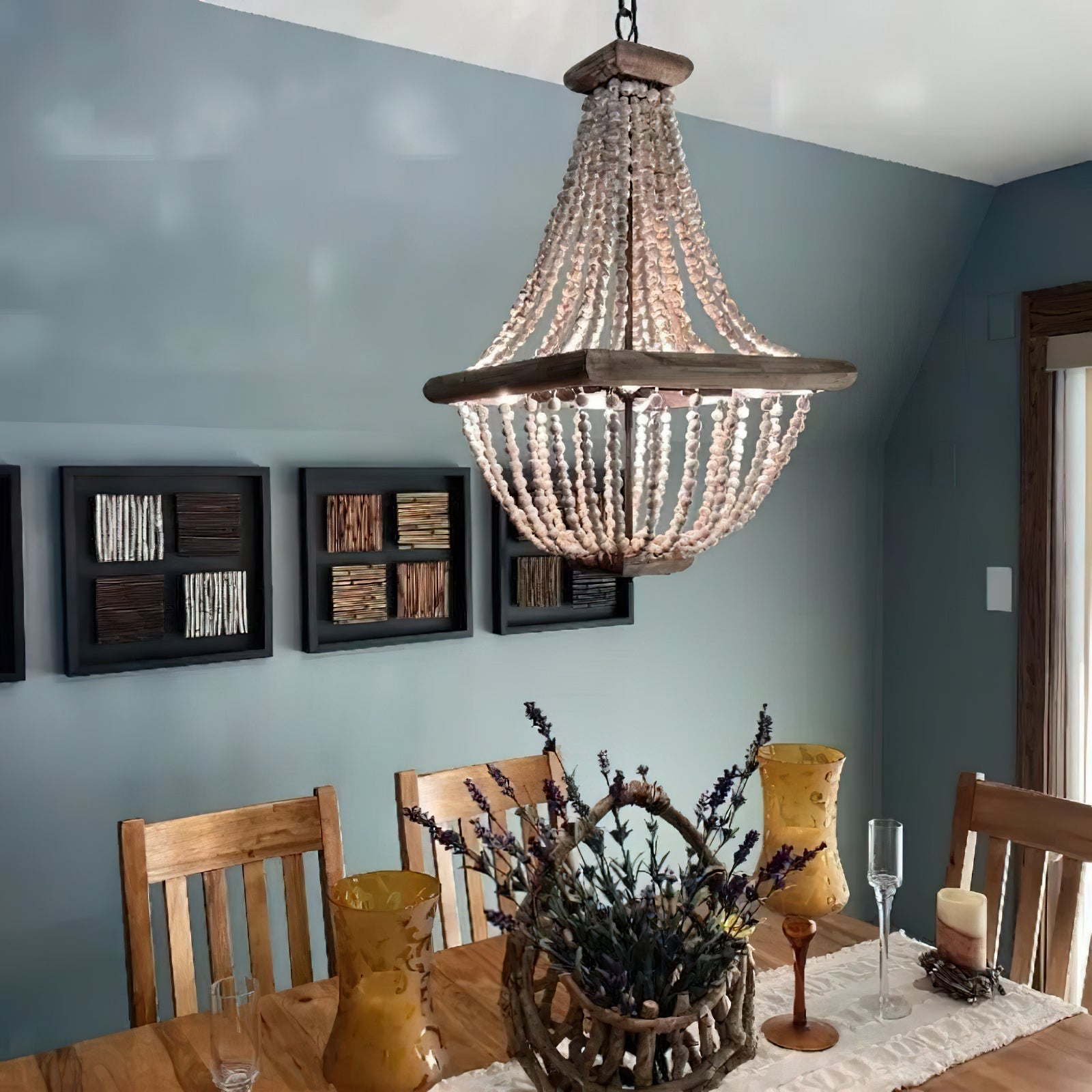 Aursorir Postmoderner Luxus-Holzleuchter-Letslighting