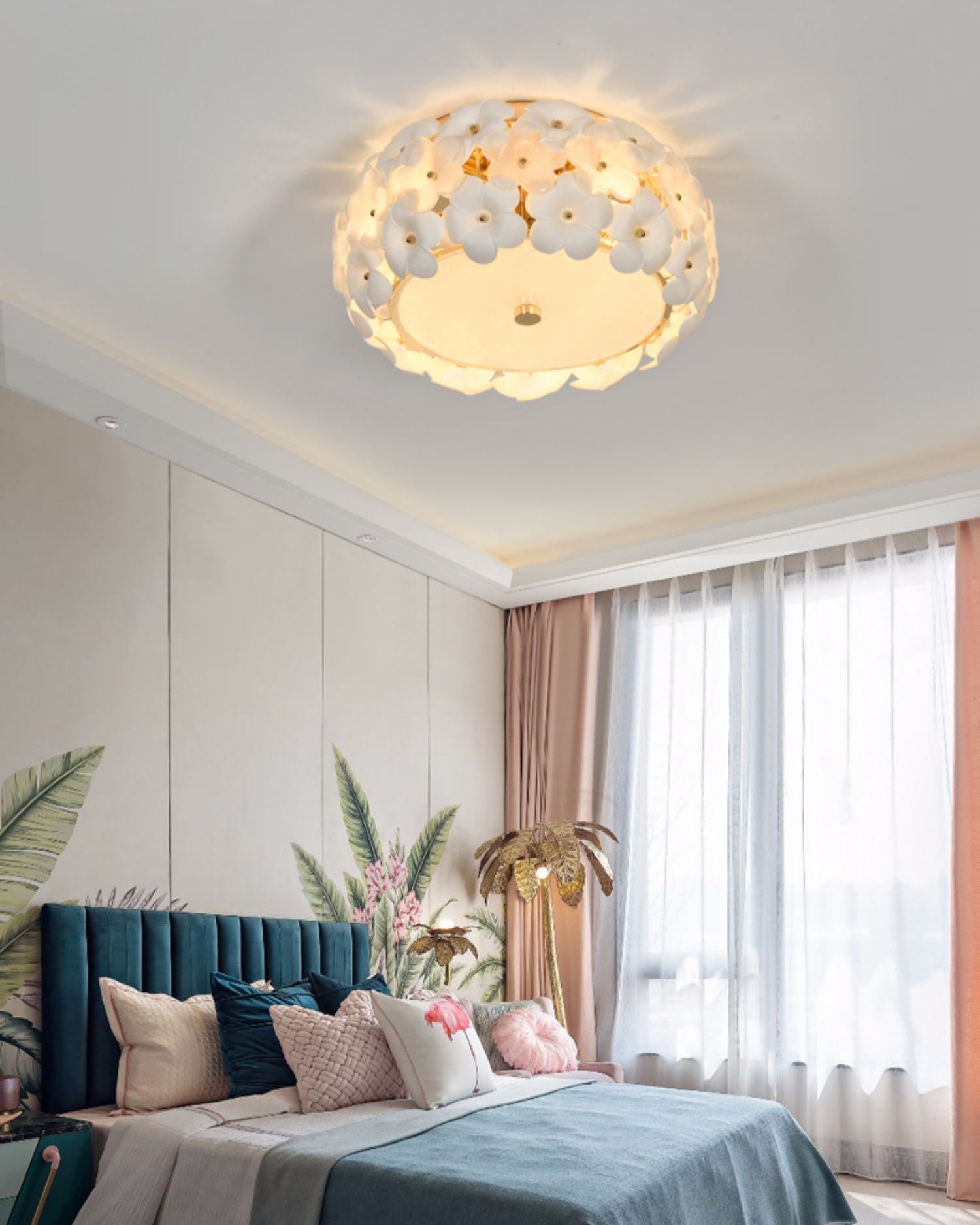 Regina Art Flowers Glaskeramik Deckenleuchte-Letslighting