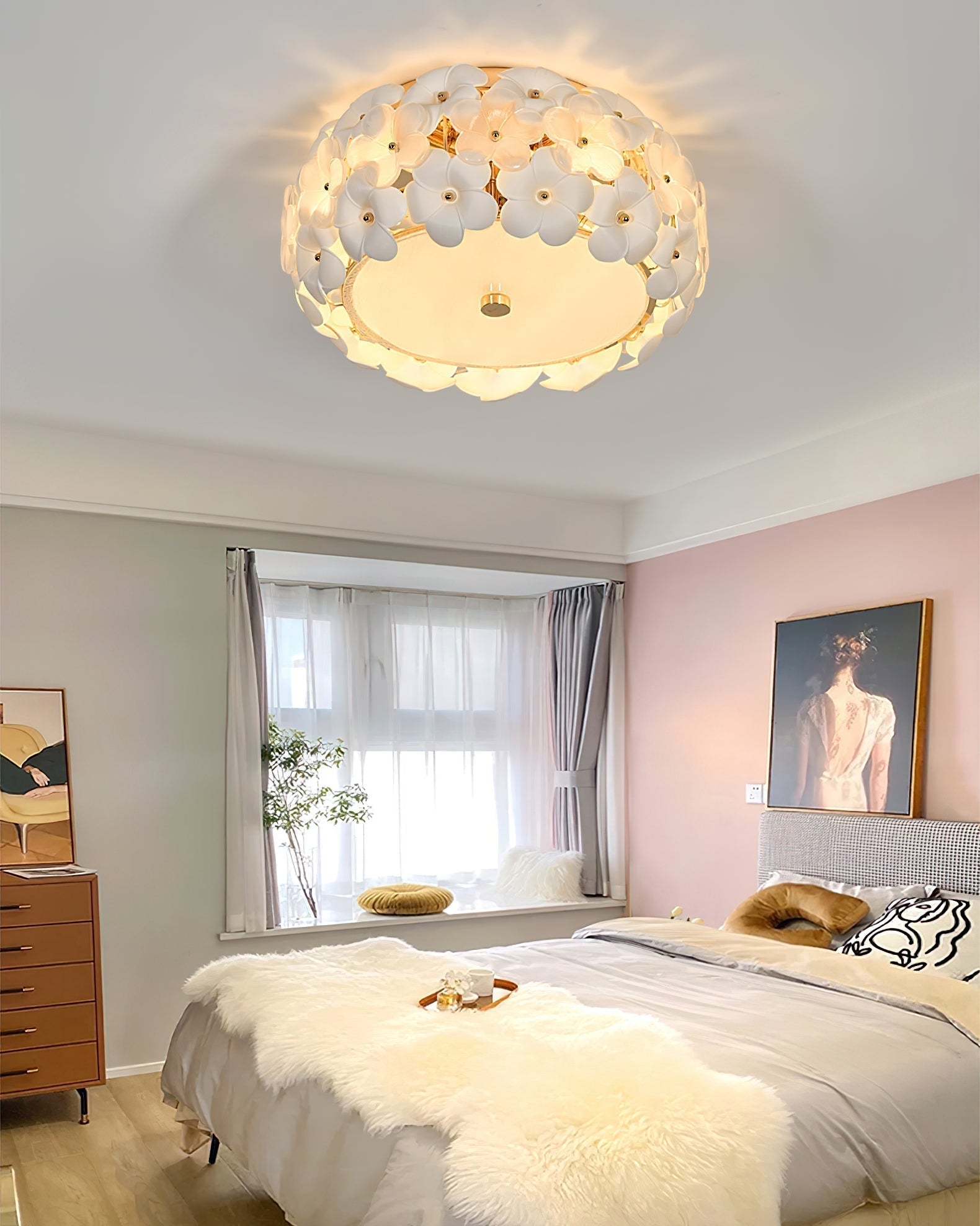 Regina Art Flowers Glaskeramik Deckenleuchte-Letslighting