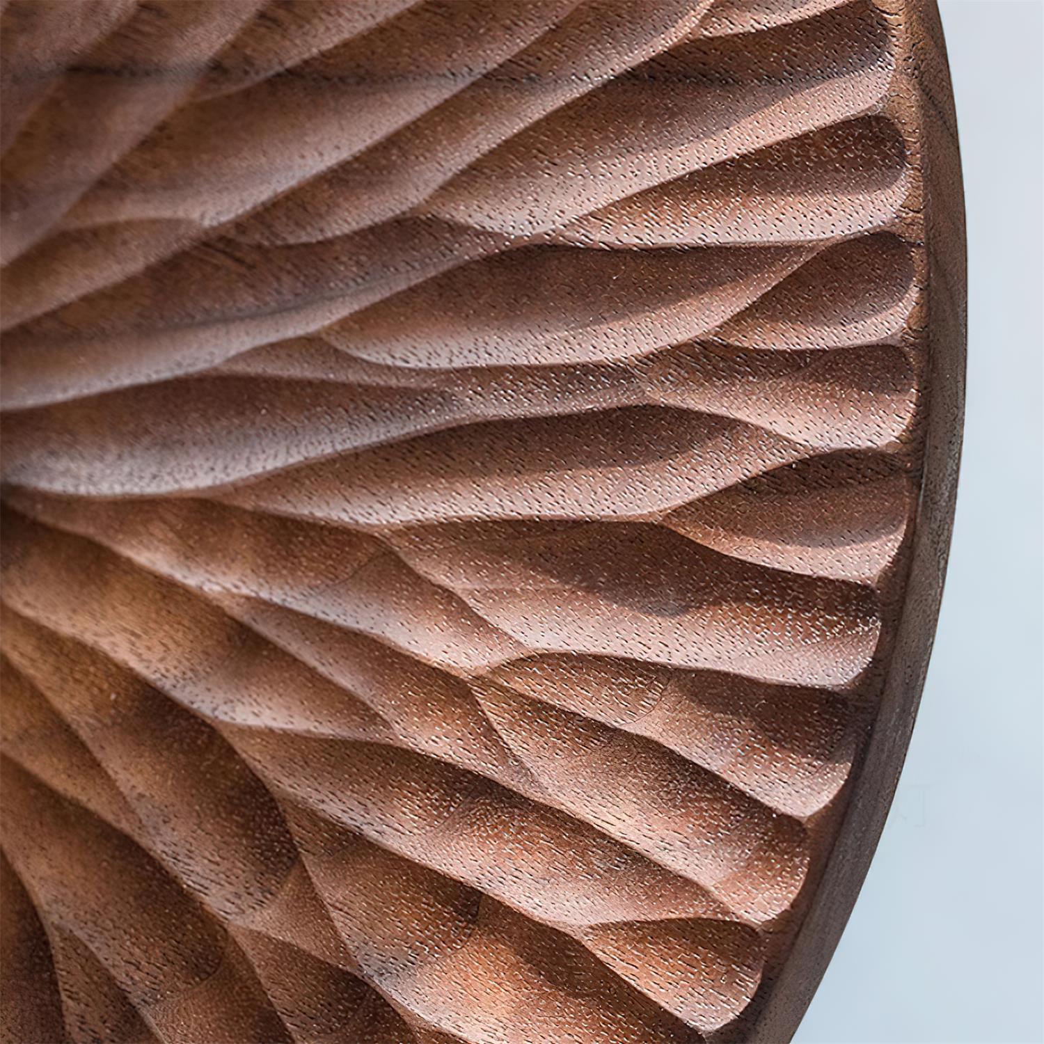 Rei Pendelleuchte Holz Rund Vintage-Letslighting