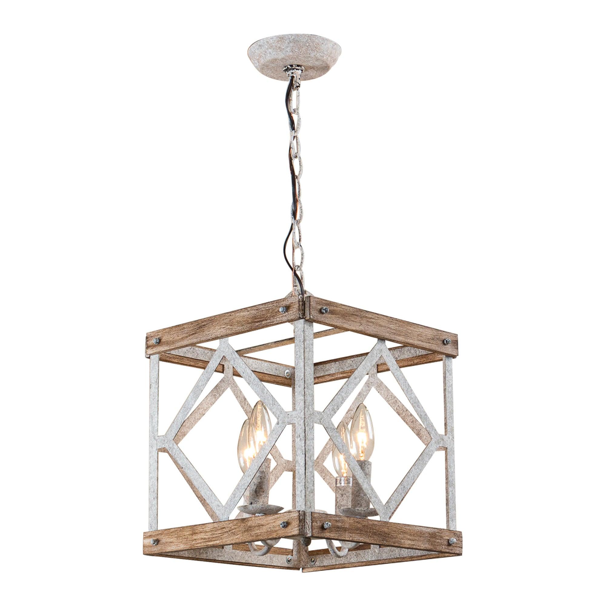 Zelaeora 4-flammige Holz Pendelleuchte-Letslighting