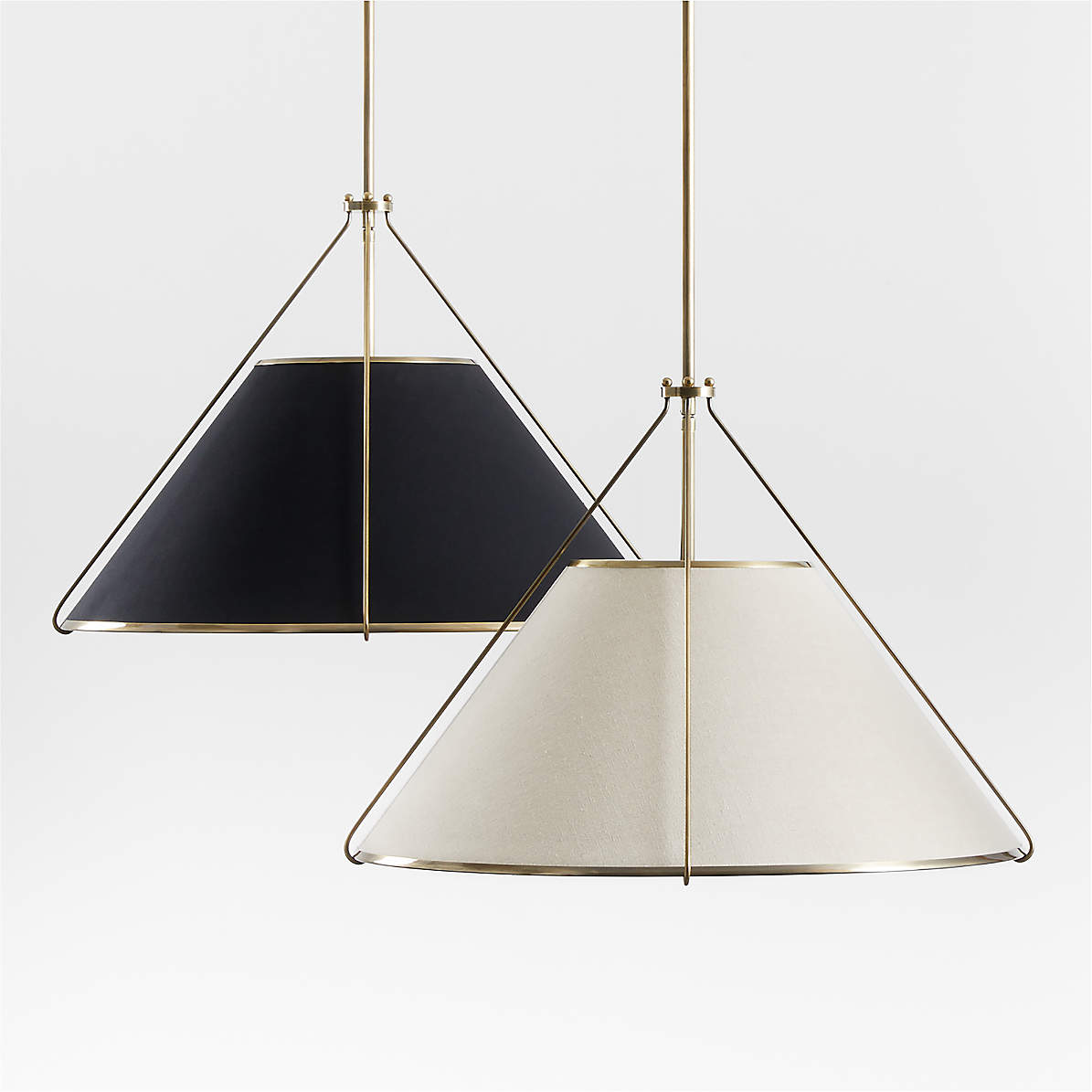 Voloraris Vintage Industrial Konisch Stoff Pendelleuchte-Letslighting