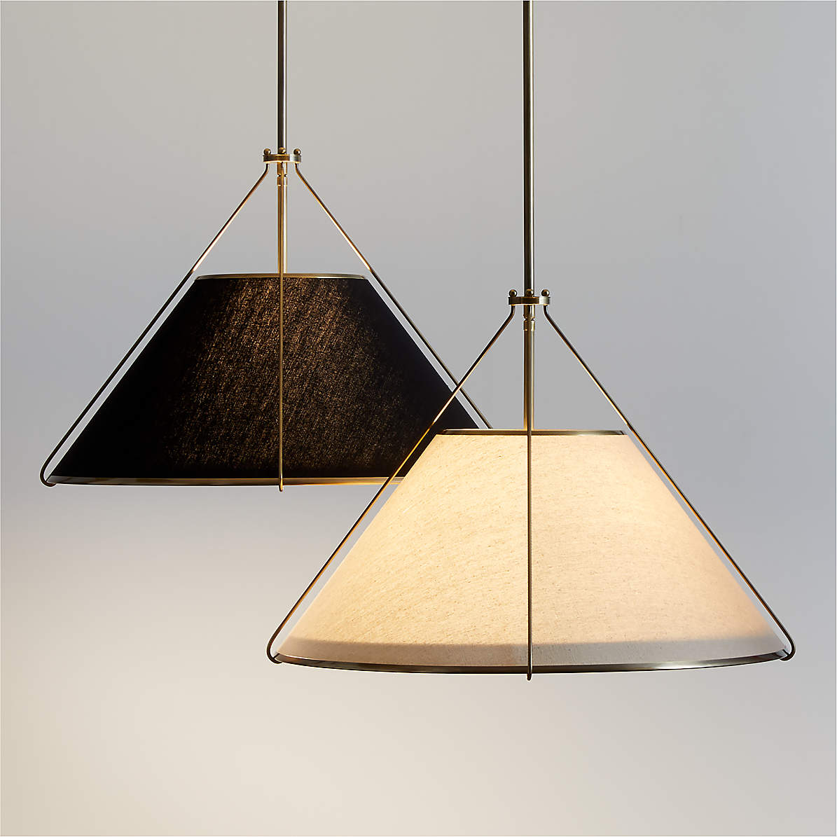 Voloraris Vintage Industrial Konisch Stoff Pendelleuchte-Letslighting