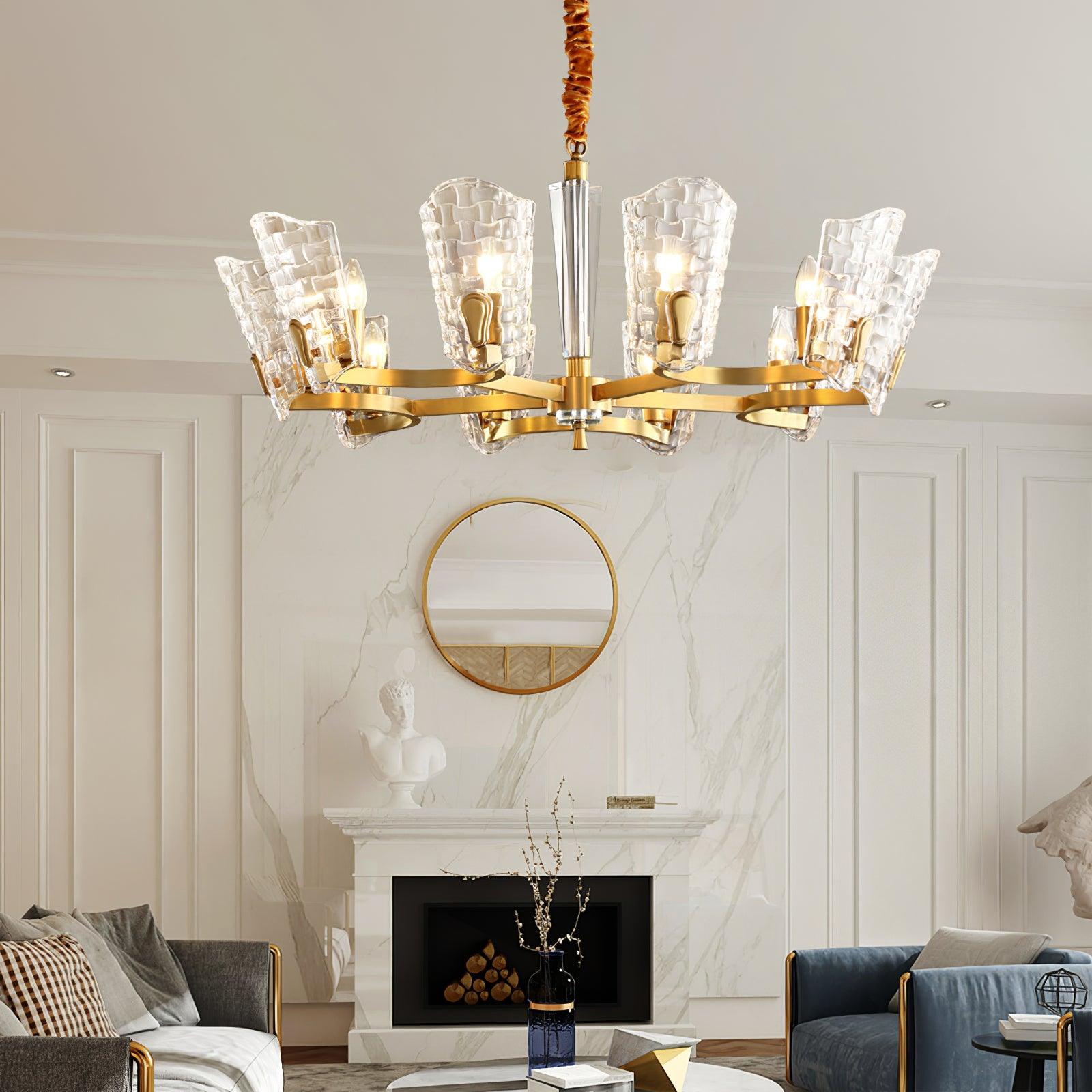 Radiant Luxus Messing Kronleuchter-Letslighting