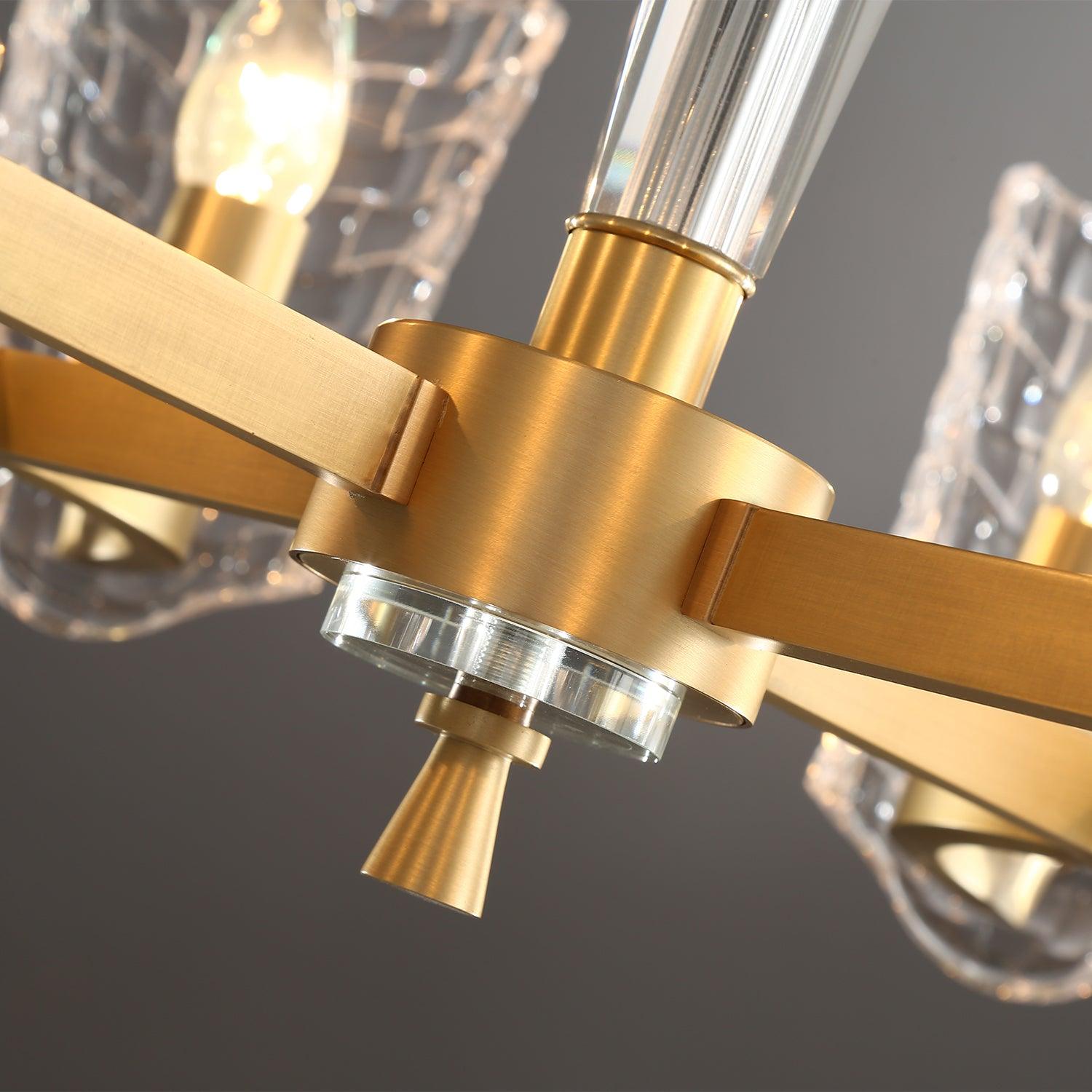 Radiant Luxus Messing Kronleuchter-Letslighting