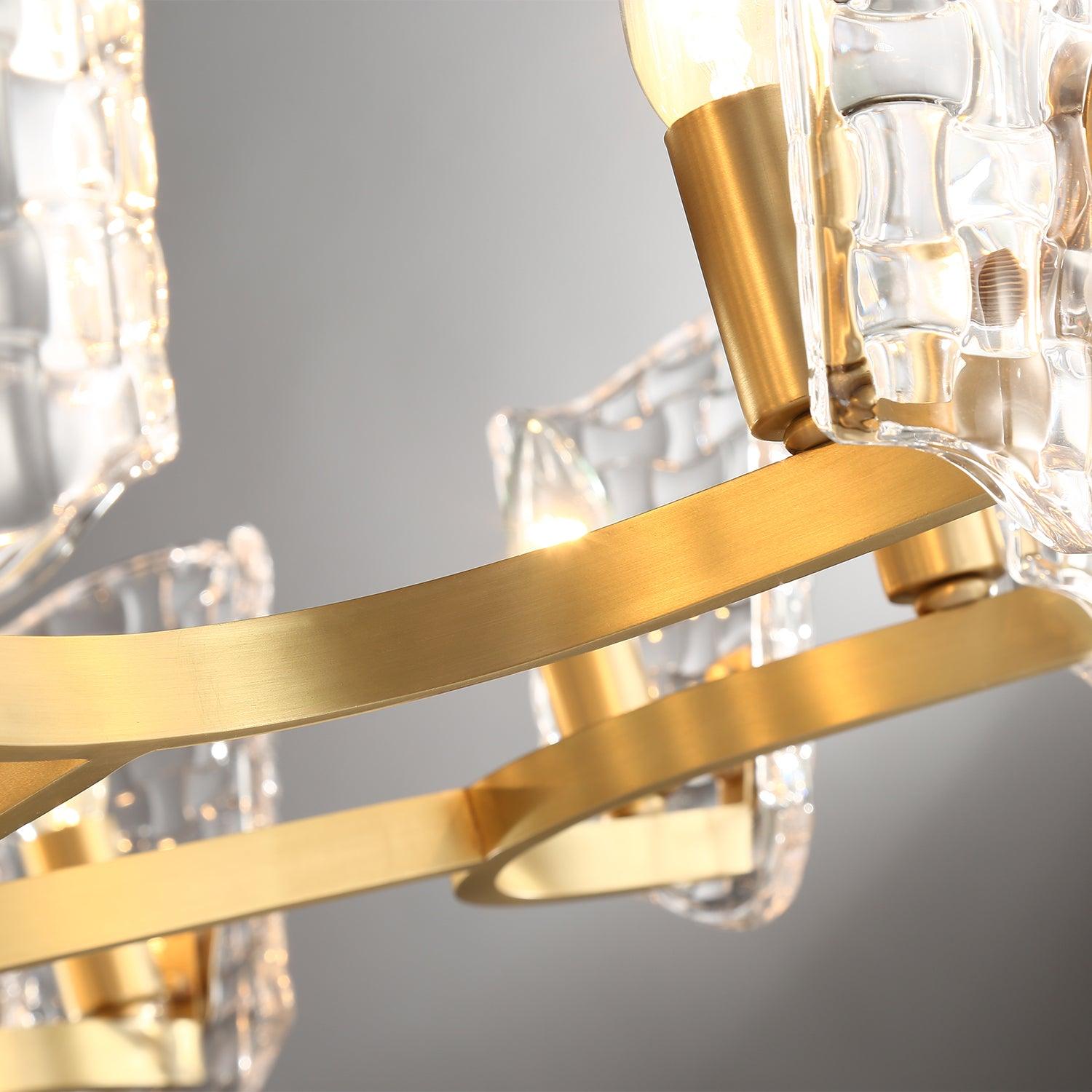 Radiant Luxus Messing Kronleuchter-Letslighting