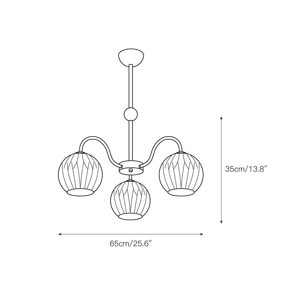 Unoryra Glas Kronleuchter-Letslighting