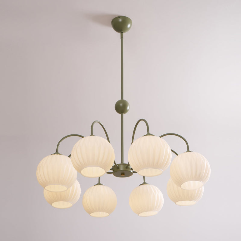 Tulip Kronleuchter mit Wellen-Glas-Letslighting