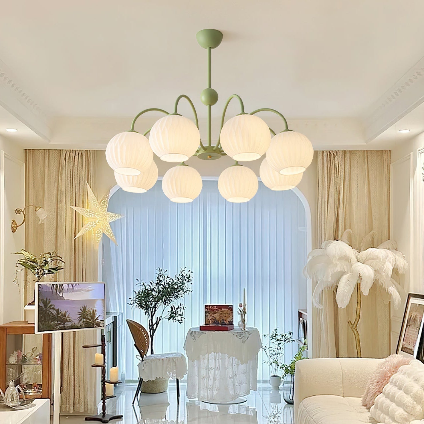 Unoryra Glas Kronleuchter-Letslighting