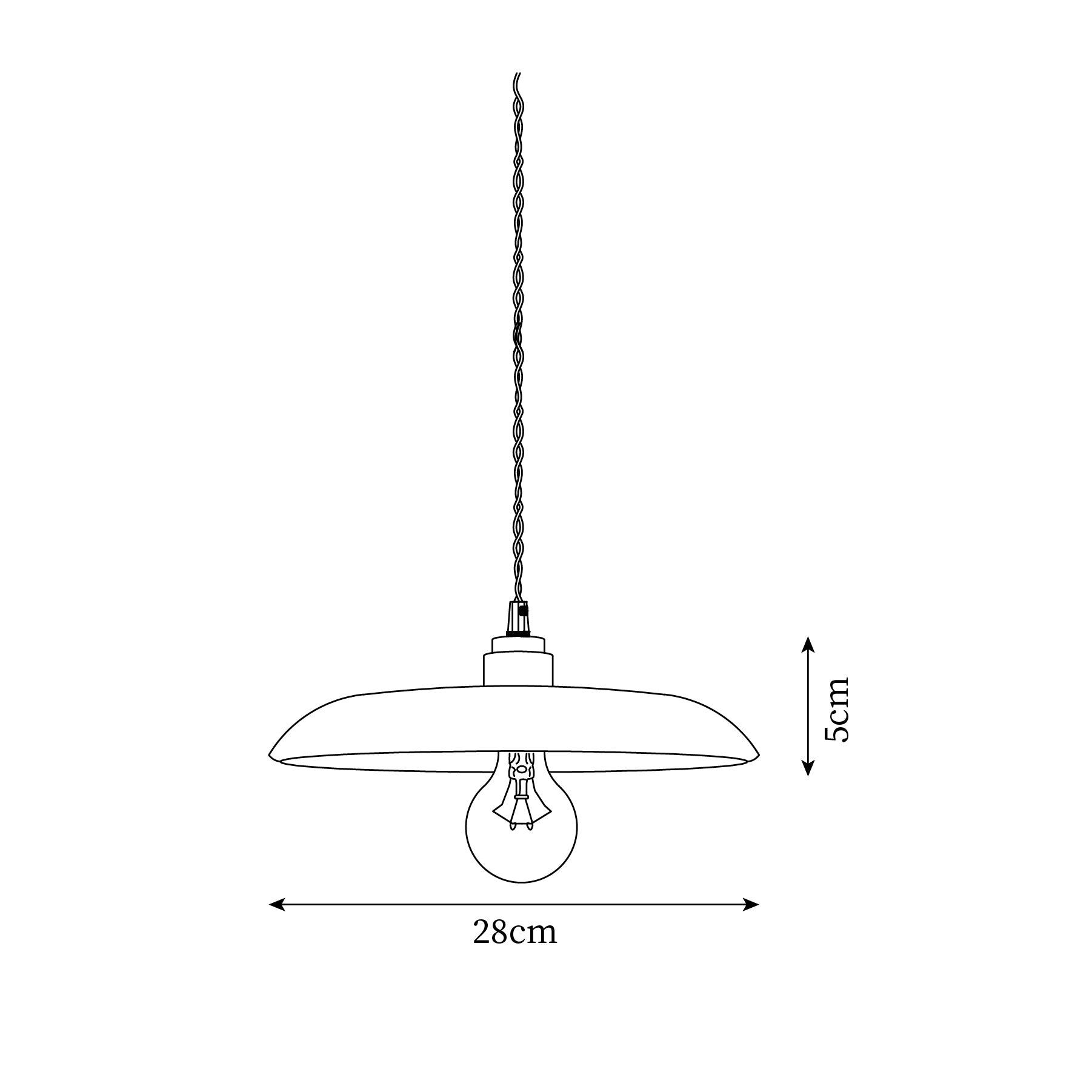 Edolin Pendelleuchte Industrial Retro Metallschirm-Letslighting