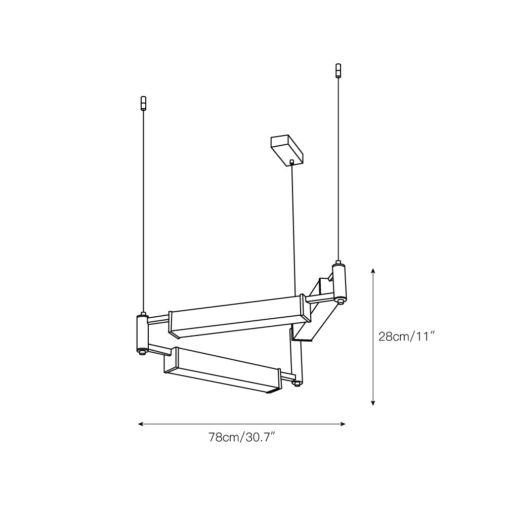 Arsorara Modern Minimalist Brass Alabaster Chandelier - Letslighting