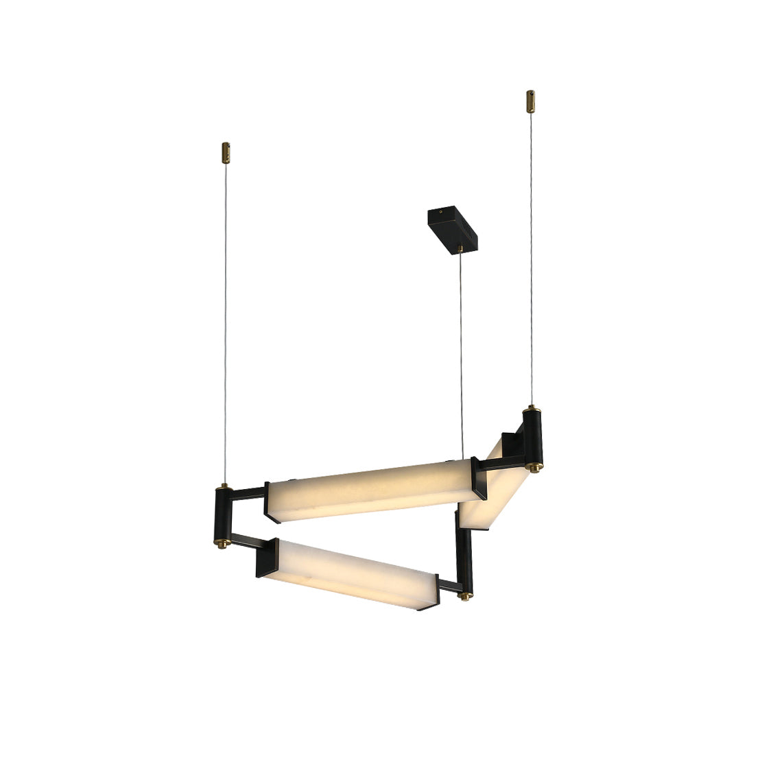 Arsorara Modern Minimalist Brass Alabaster Chandelier - Letslighting