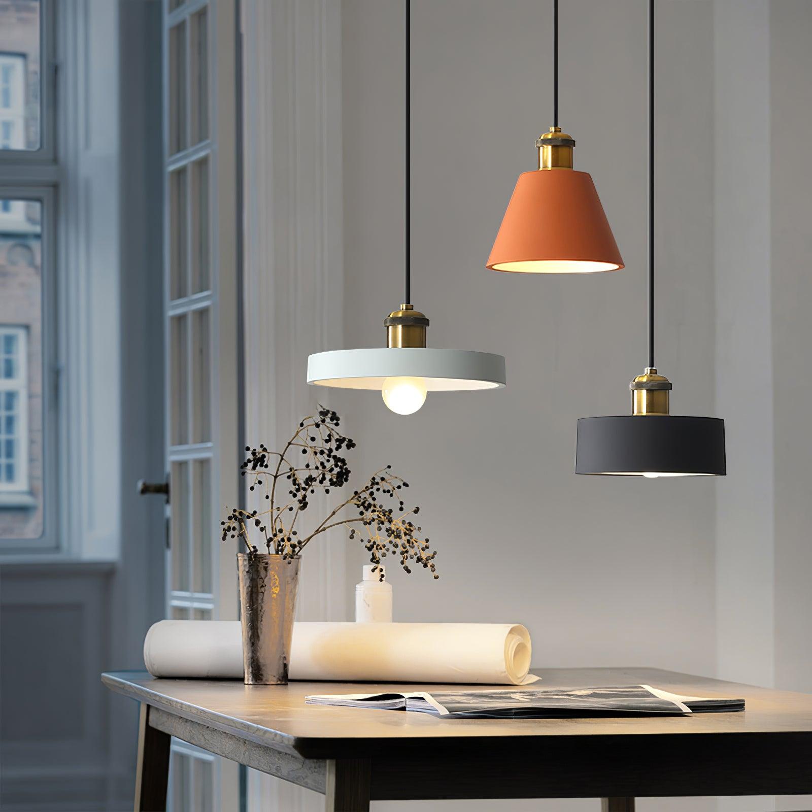 Trio Industriell Harz Pendelleuchte Lampe-Letslighting