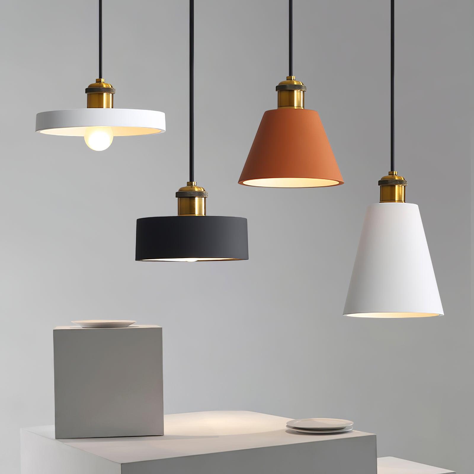Trio Industriell Harz Pendelleuchte Lampe-Letslighting