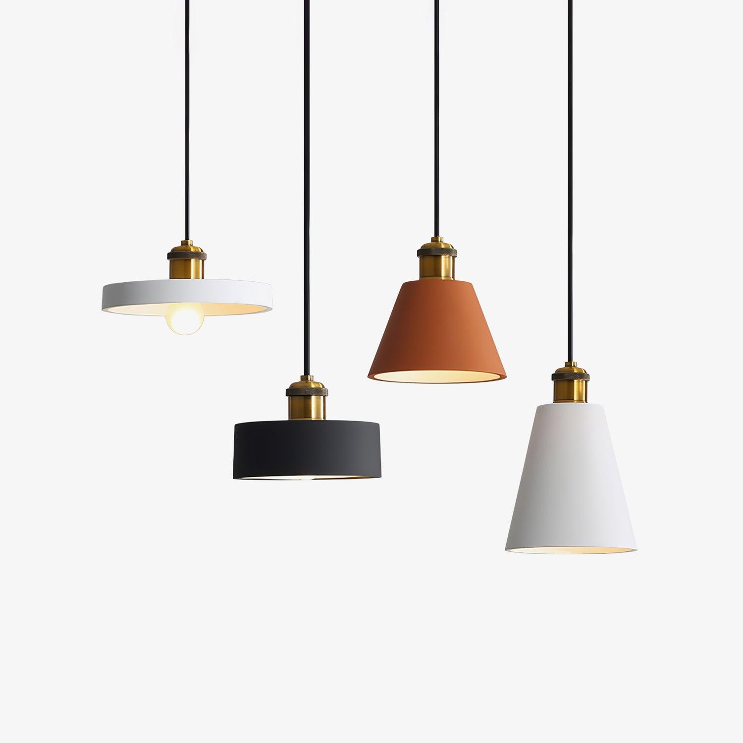 Trio Industriell Harz Pendelleuchte Lampe-Letslighting