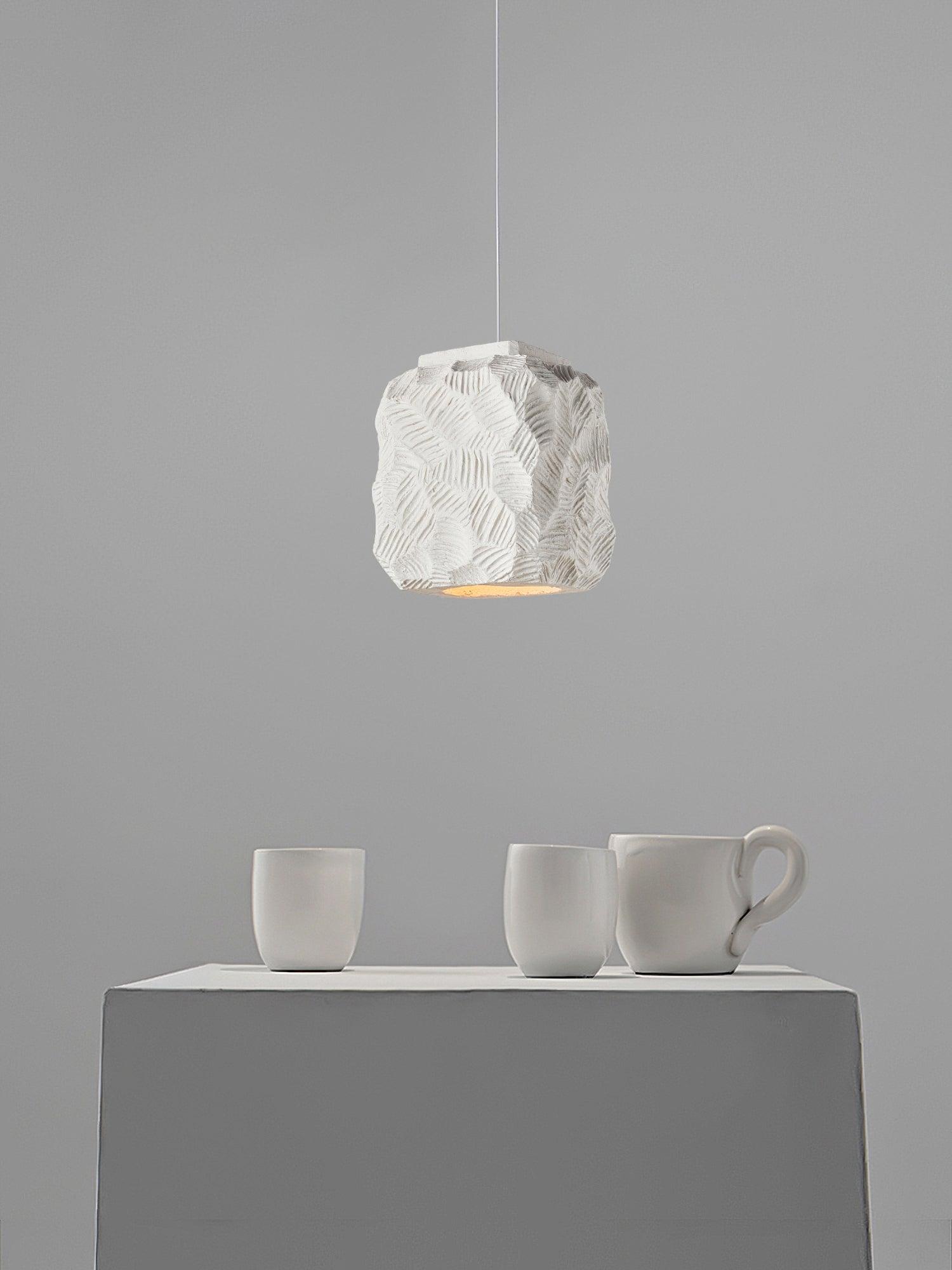 Olsilel Individuelle Kreativität Geometrie Harz Pendelleuchte-Letslighting