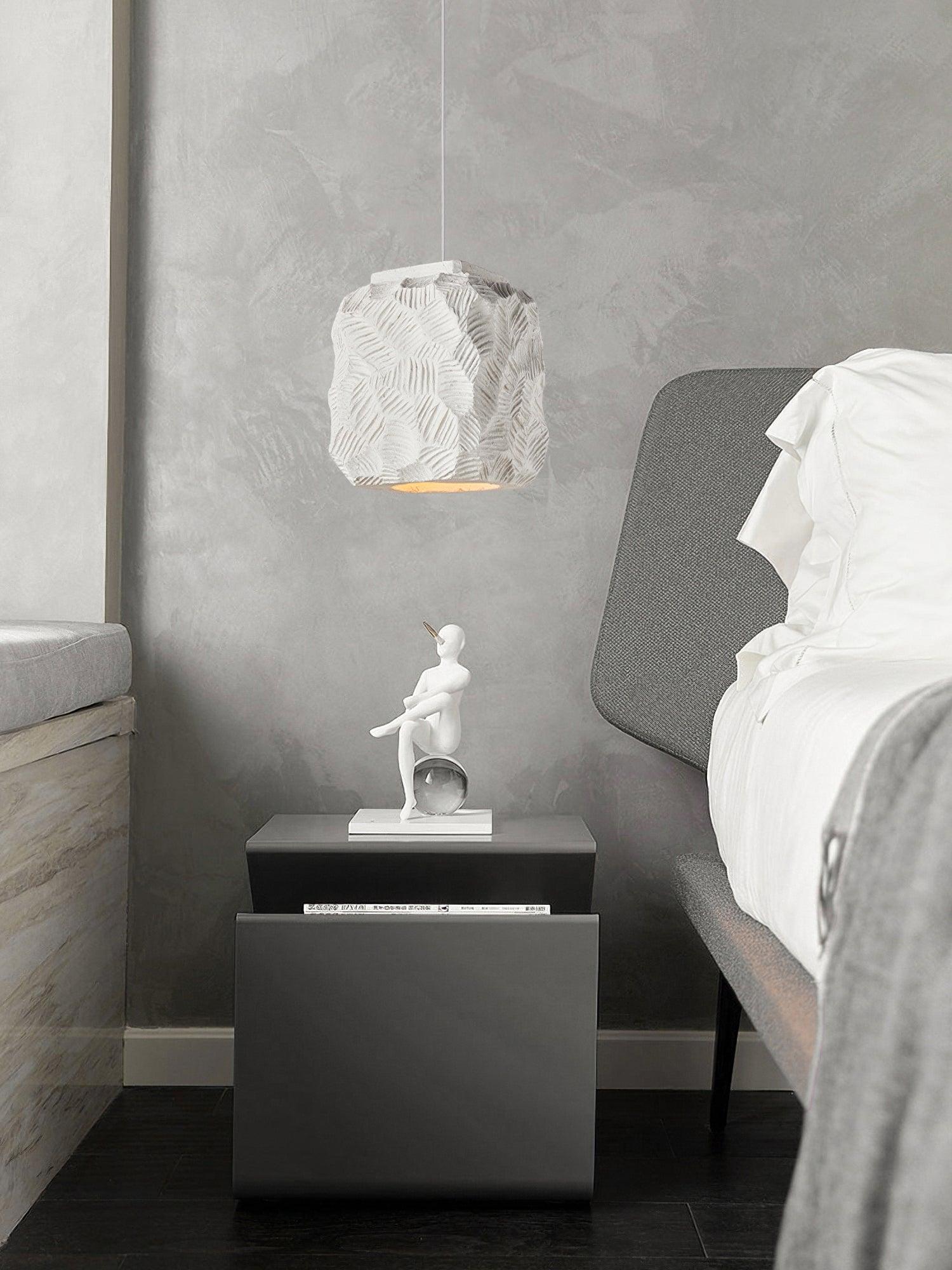 Olsilel Individuelle Kreativität Geometrie Harz Pendelleuchte-Letslighting