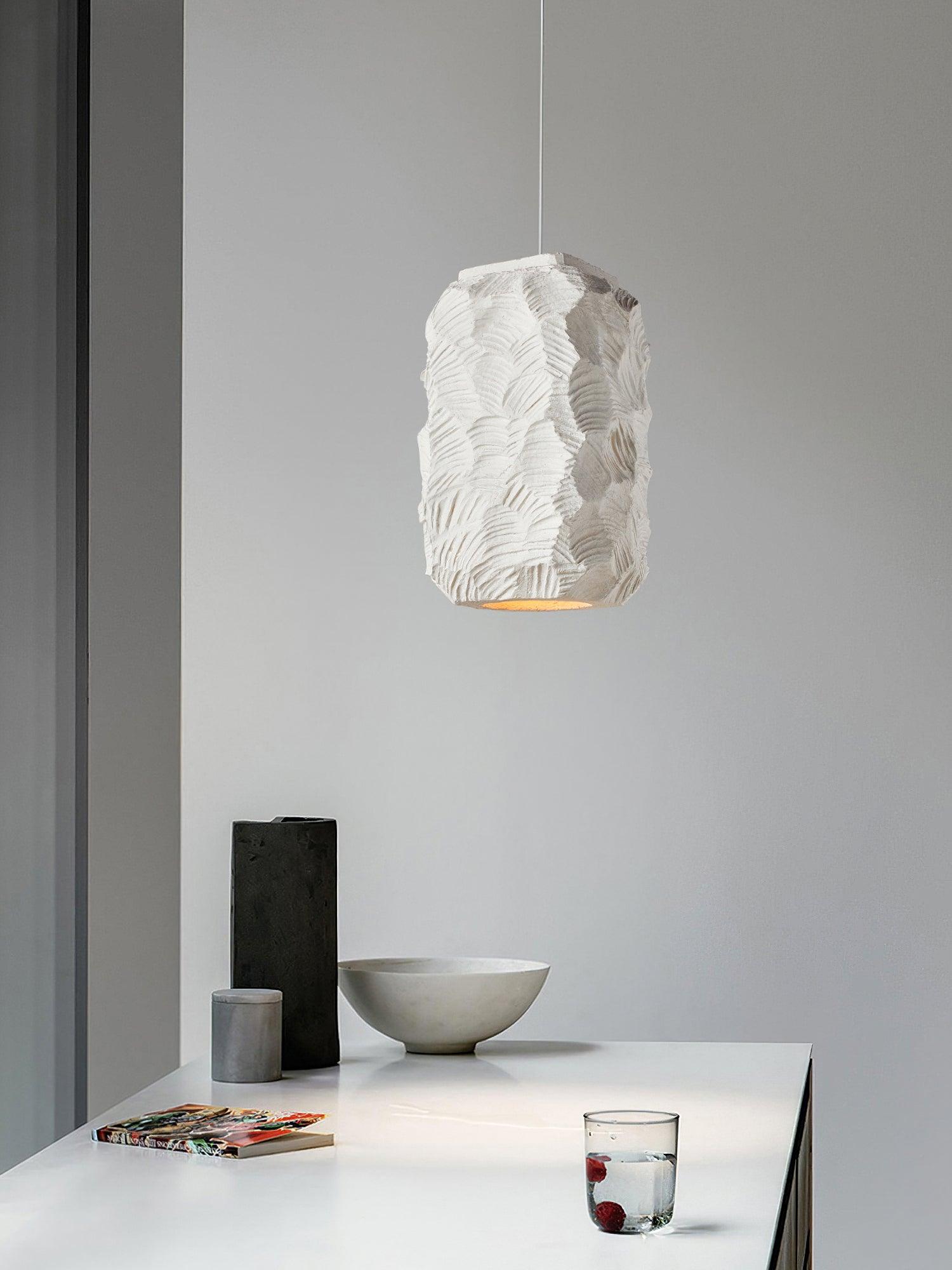 Olsilel Individuelle Kreativität Geometrie Harz Pendelleuchte-Letslighting