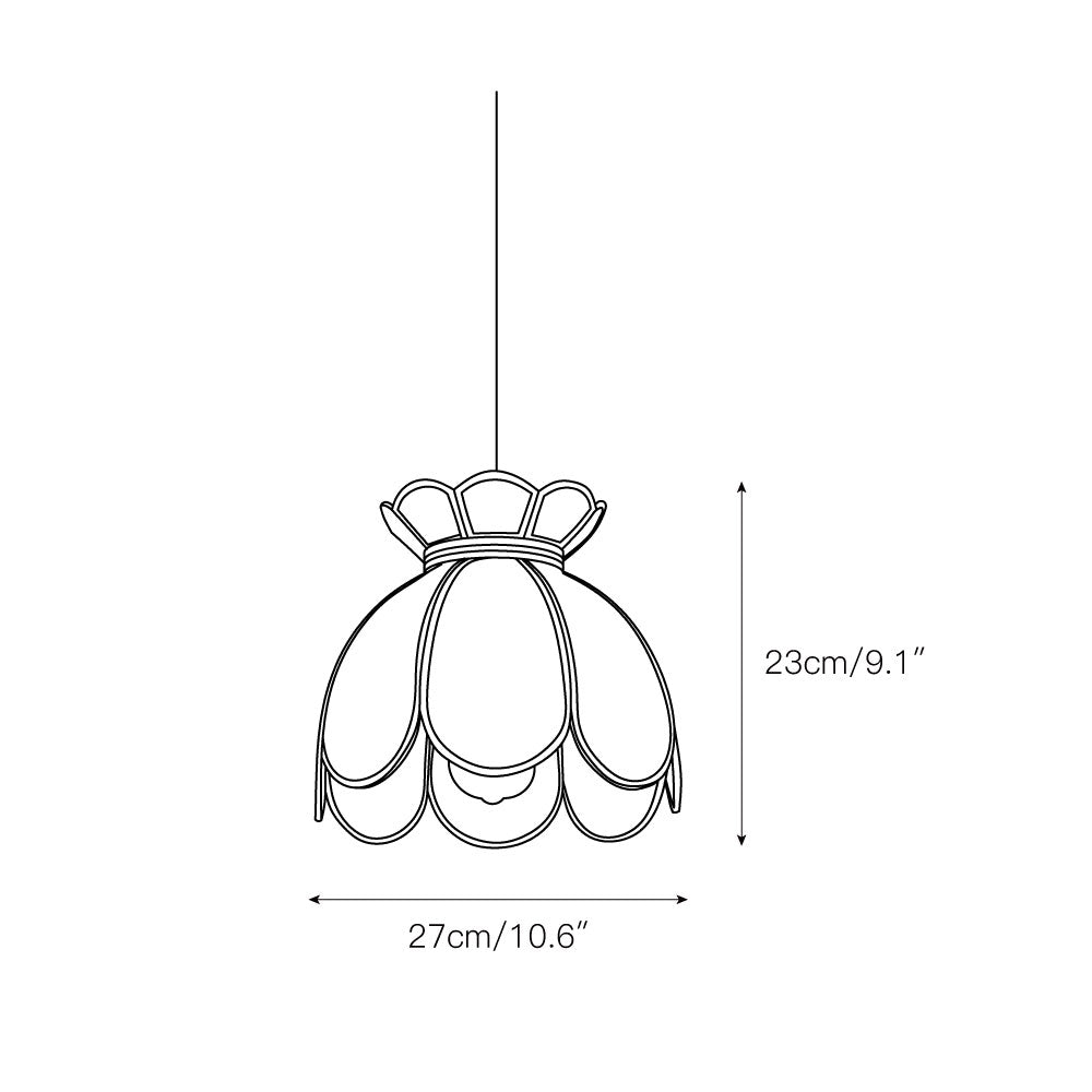 Eraeora Vintage Retro Glas Pendelleuchte-Letslighting