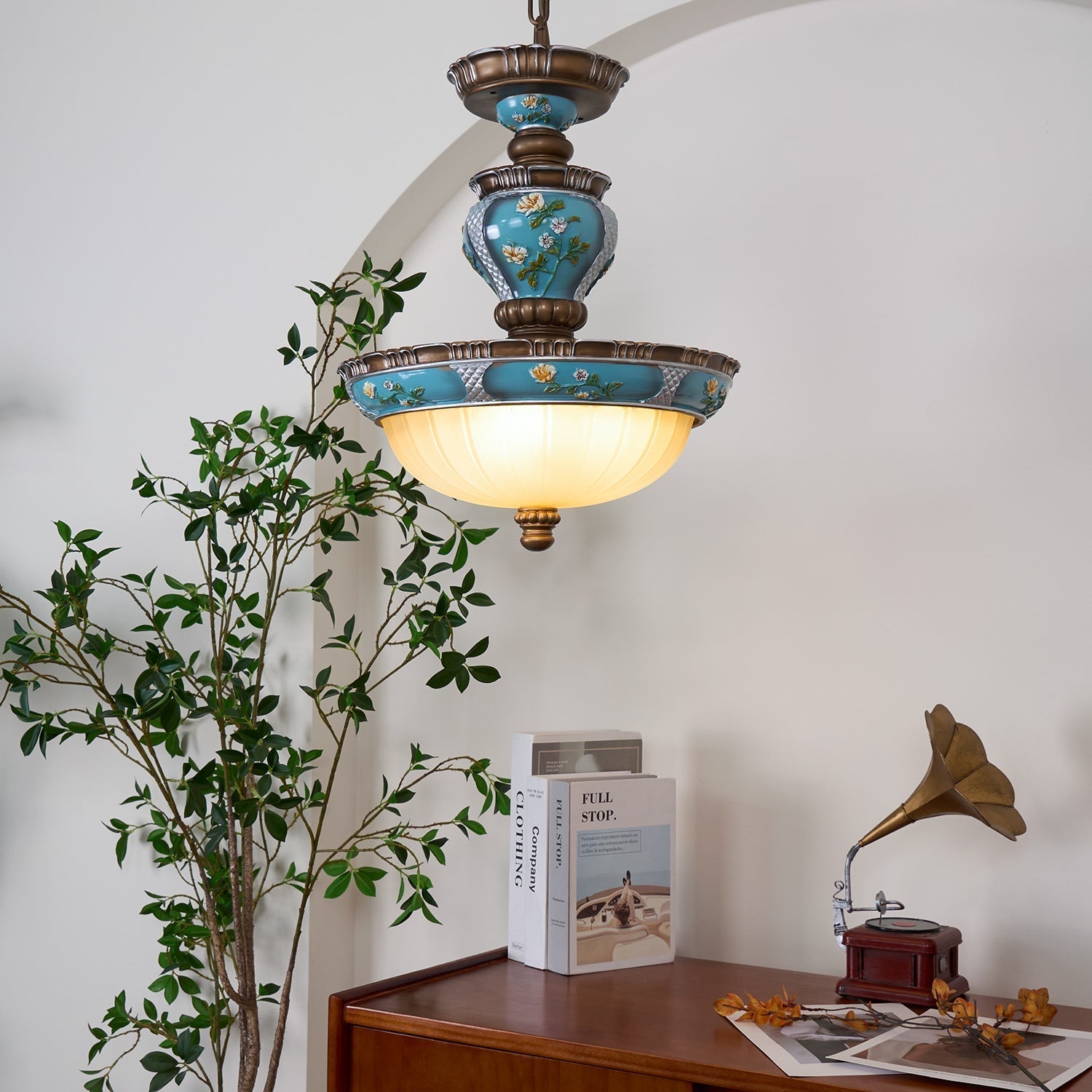 Floralis Retro Harz Pendelleuchte Leuchte-Letslighting