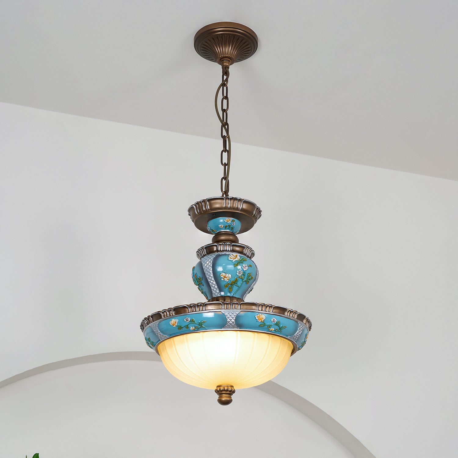 Floralis Retro Harz Pendelleuchte Leuchte-Letslighting