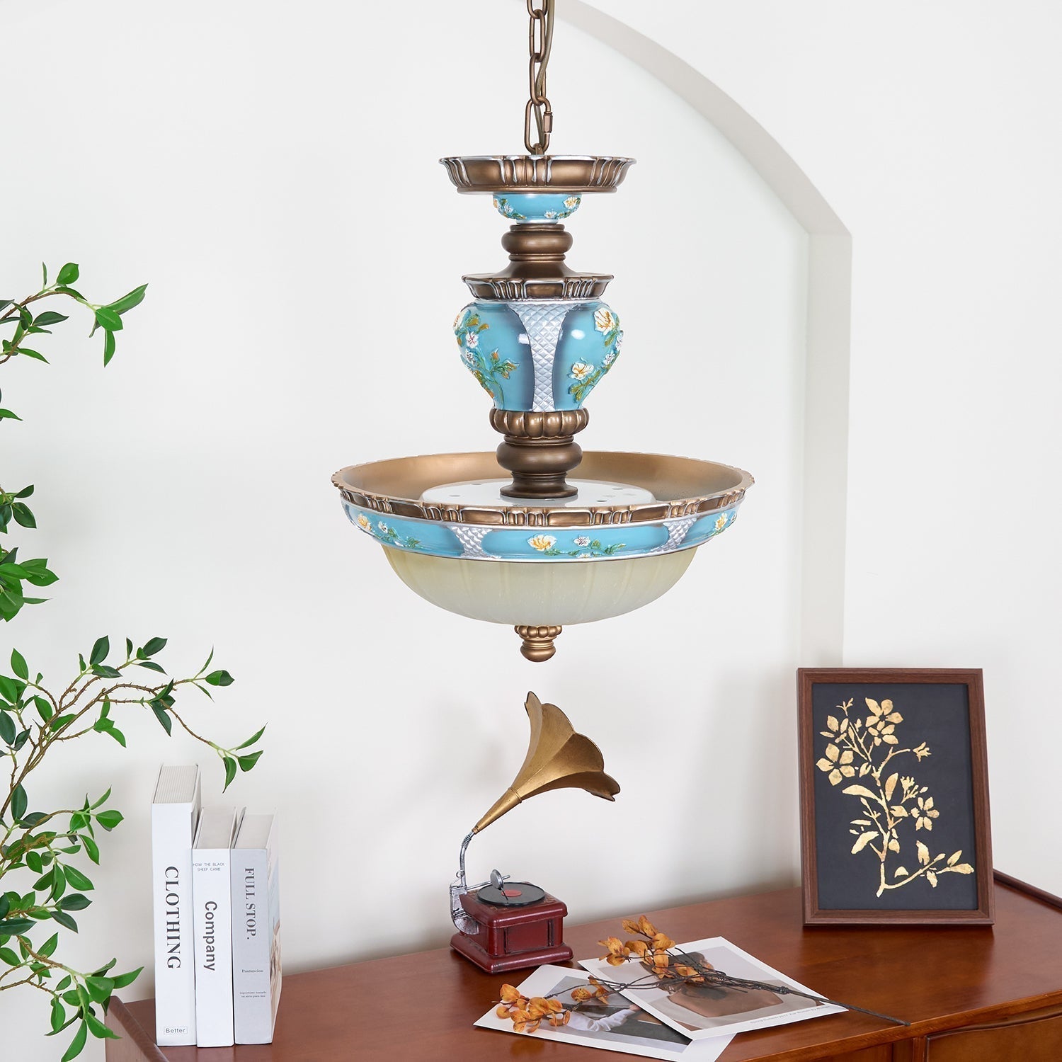 Floralis Retro Harz Pendelleuchte Leuchte-Letslighting