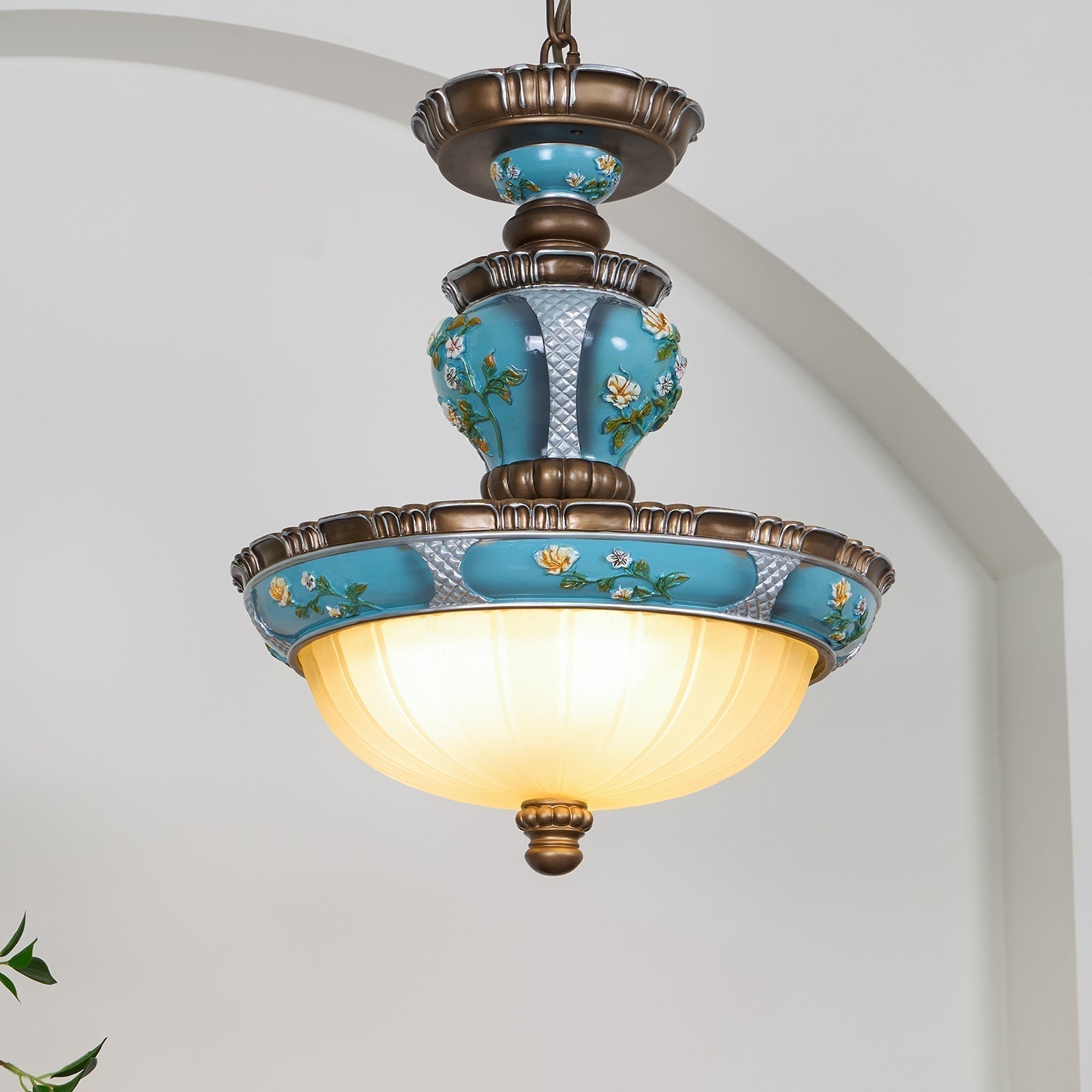Floralis Retro Harz Pendelleuchte Leuchte-Letslighting