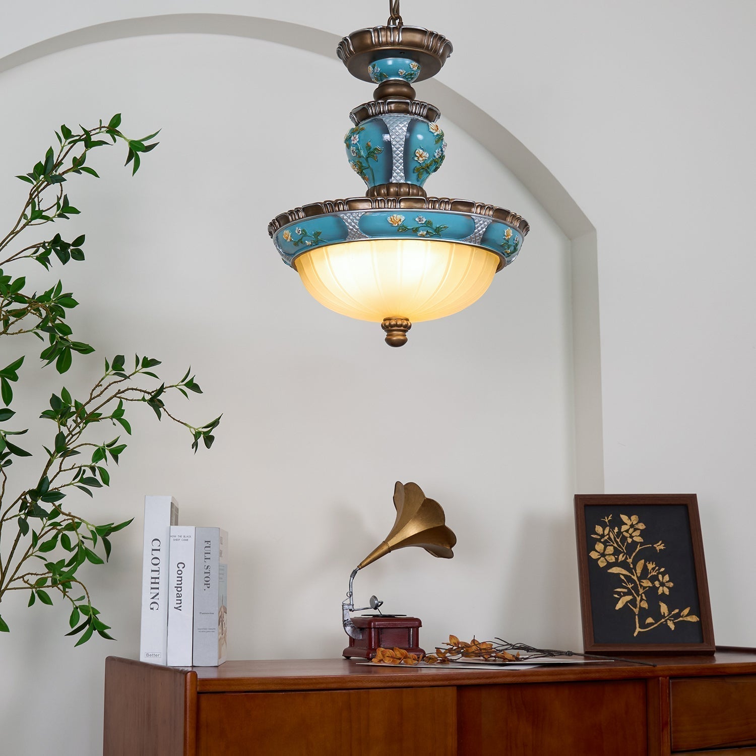 Floralis Retro Harz Pendelleuchte Leuchte-Letslighting