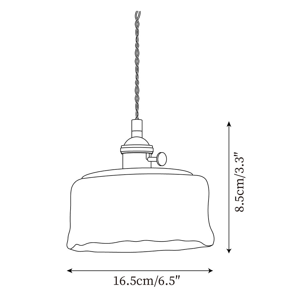 Amberlyn Vintage Amber Glass Pendant Light - Letslighting